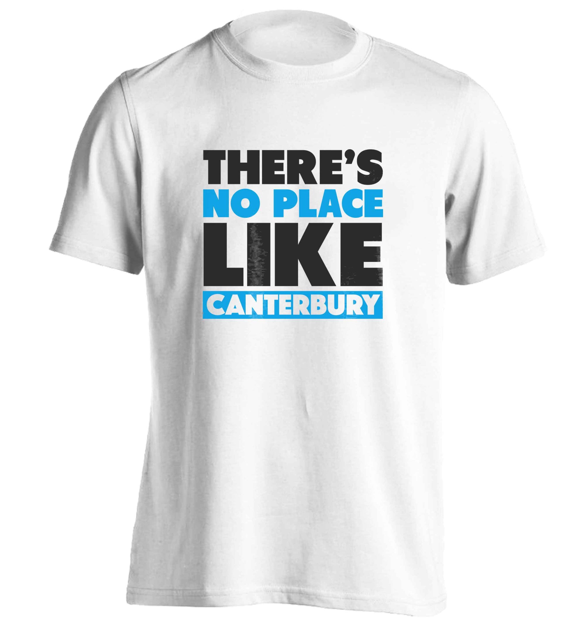 There's no place like Canterbury adults unisex white Tshirt 2XL