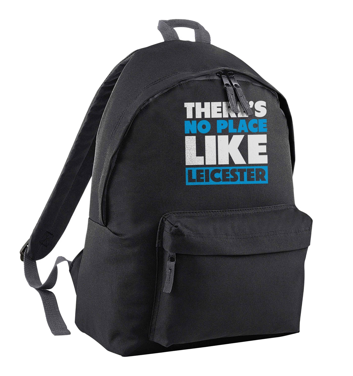 There's no place like Leicester black adults backpack