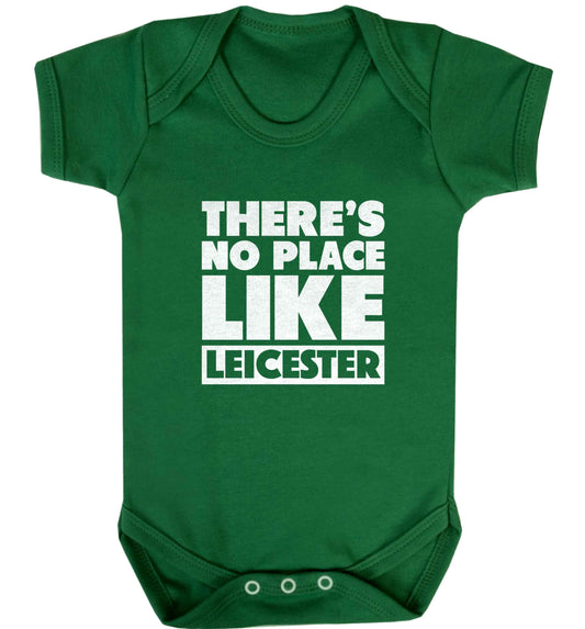 There's no place like Leicester baby vest green 18-24 months