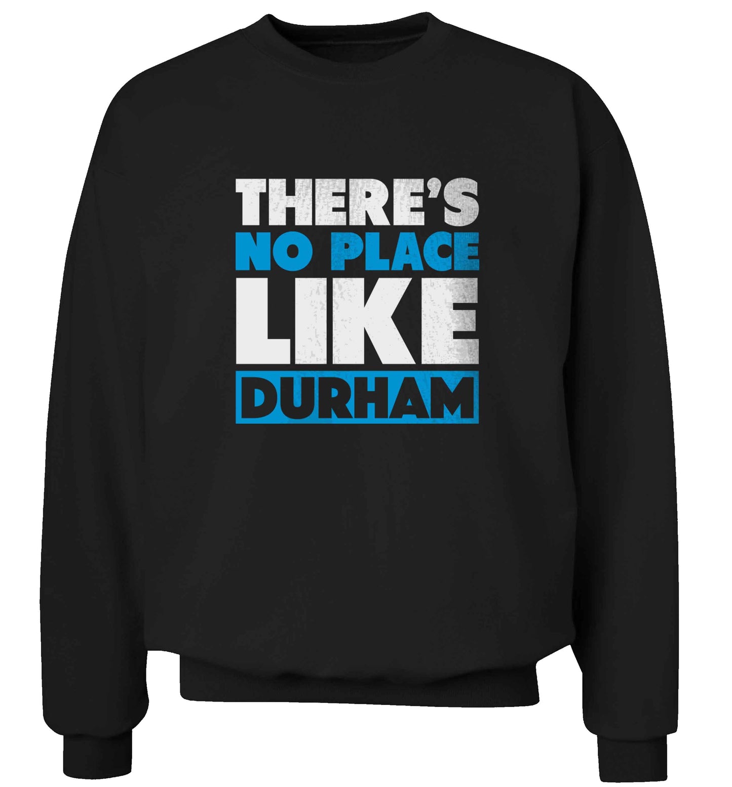 There's no place like Durham adult's unisex black sweater 2XL
