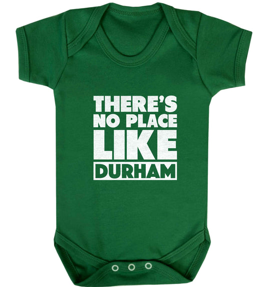 There's no place like Durham baby vest green 18-24 months