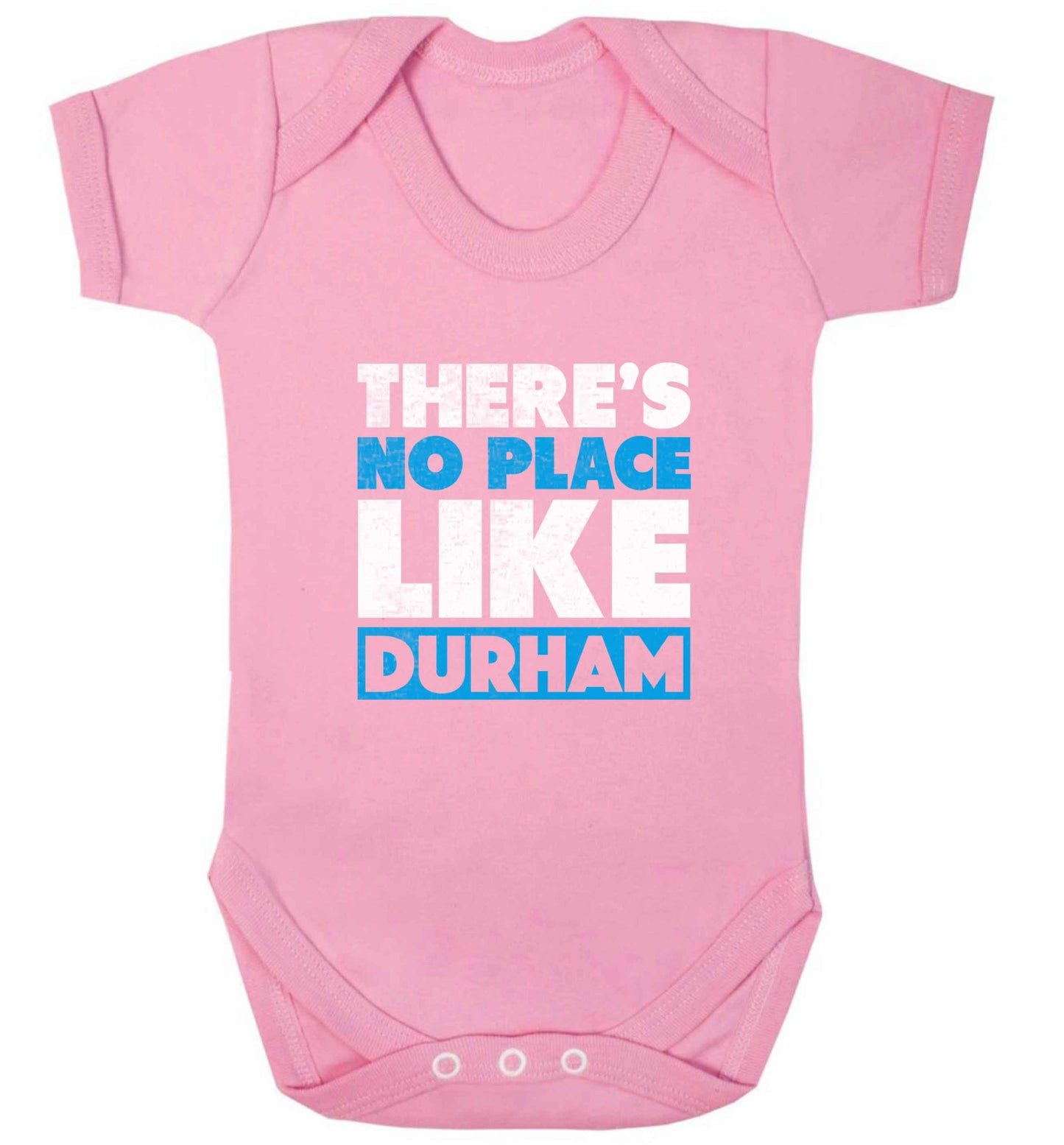There's no place like Durham baby vest pale pink 18-24 months