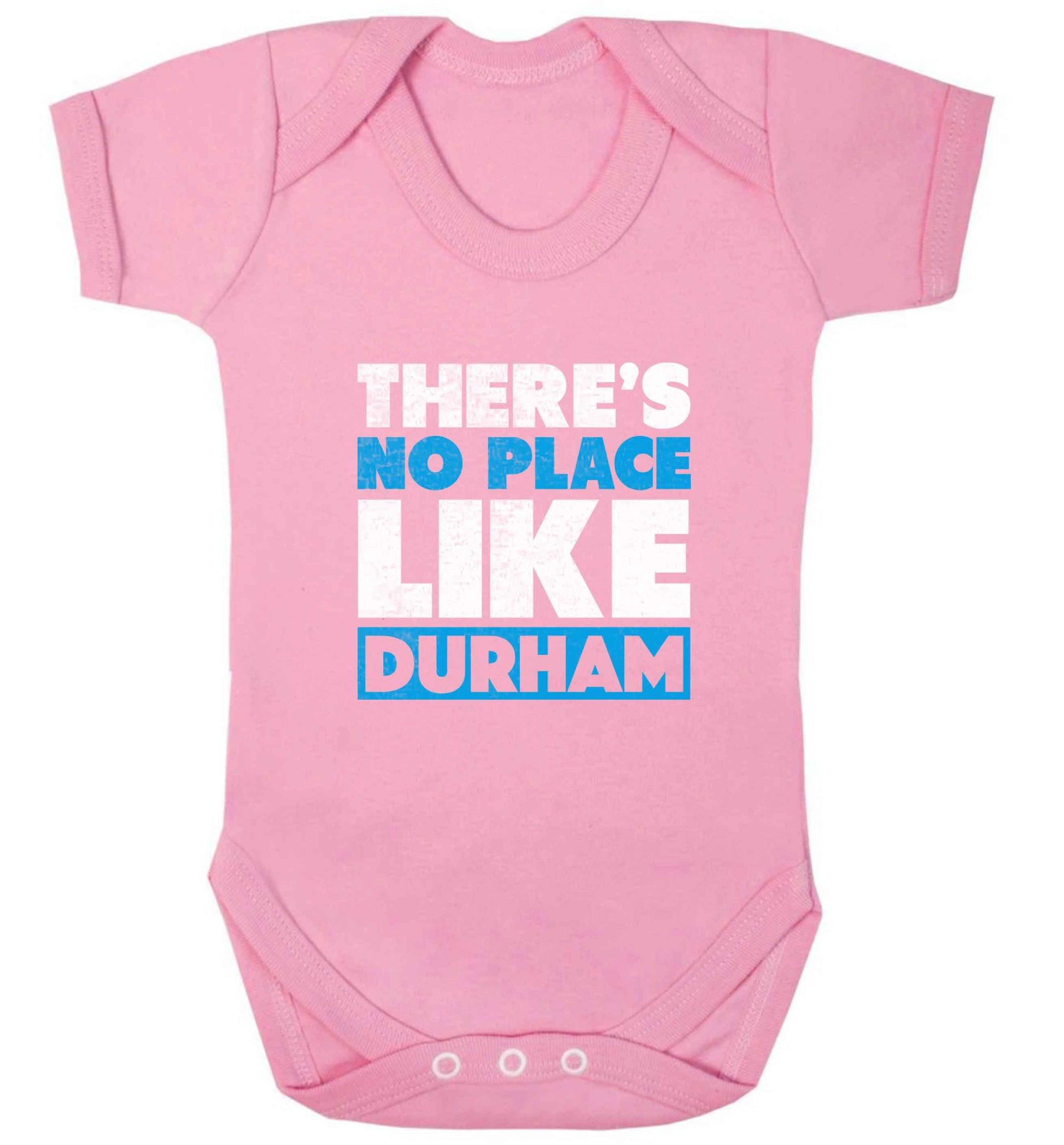 There's no place like Durham baby vest pale pink 18-24 months