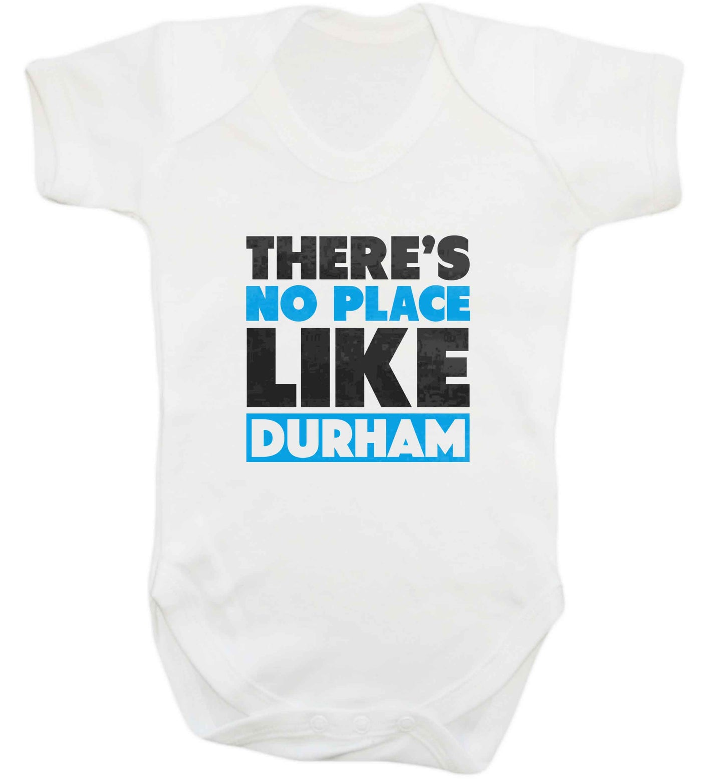 There's no place like Durham baby vest white 18-24 months