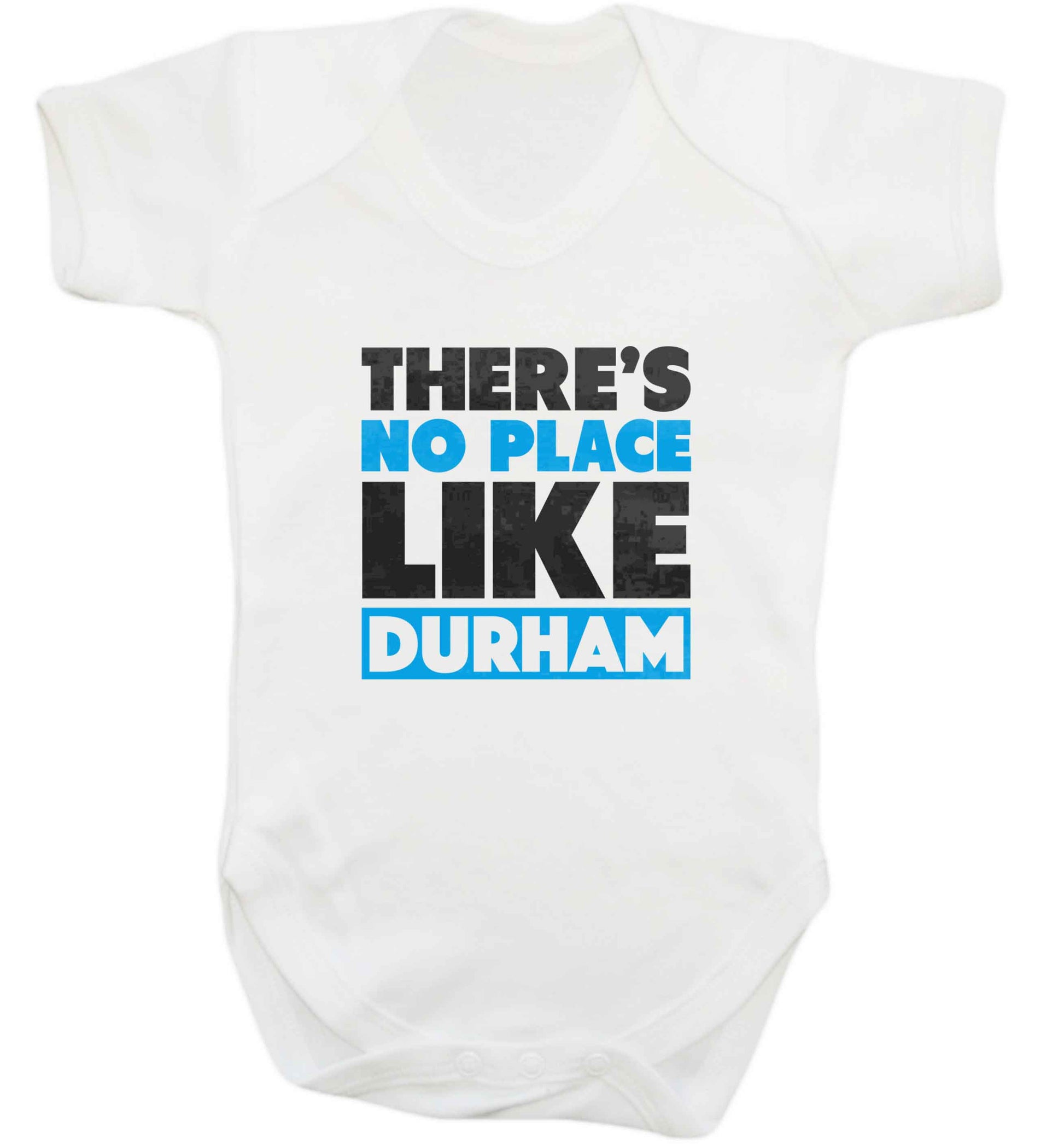 There's no place like Durham baby vest white 18-24 months
