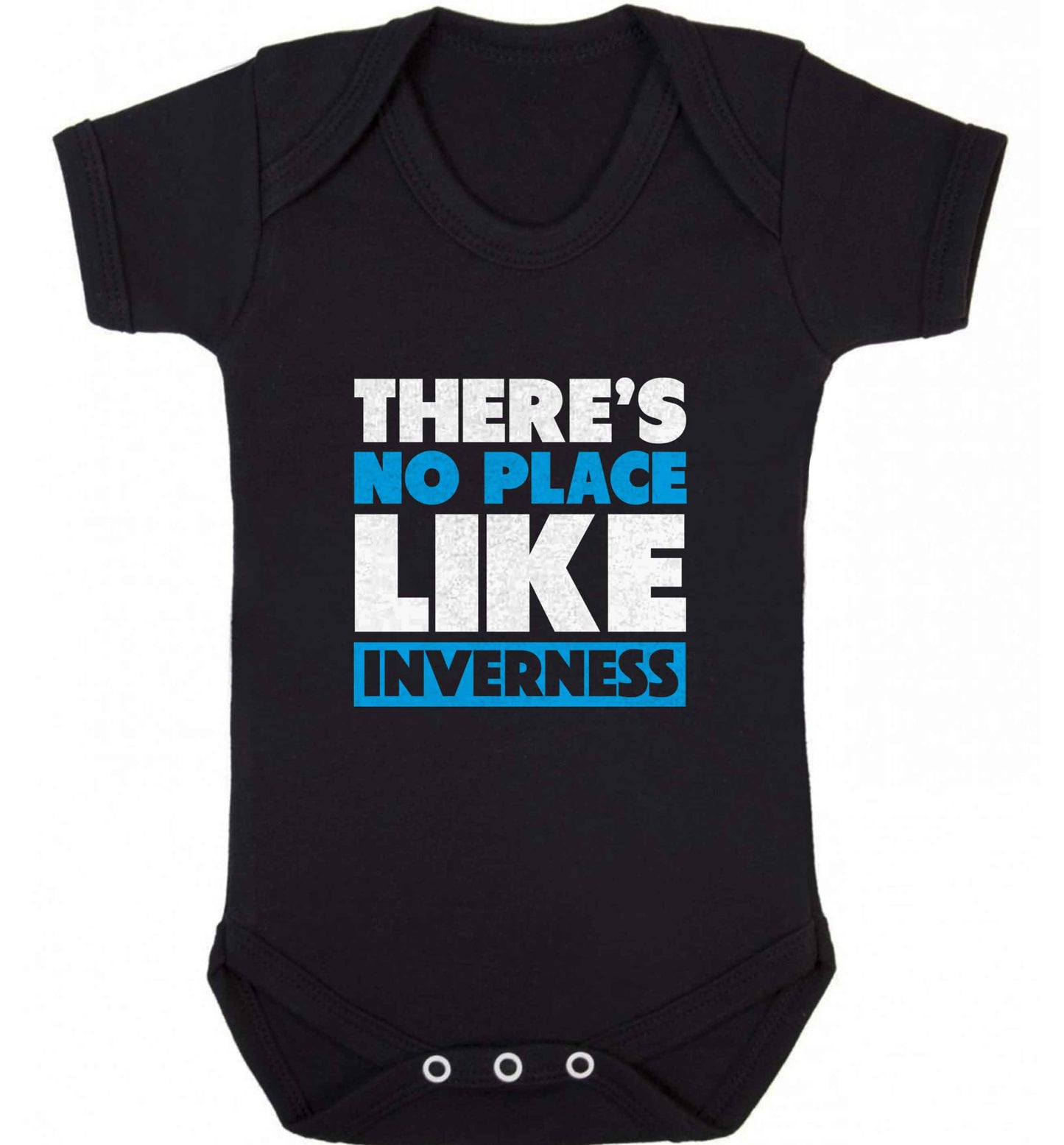 There's no place like Inverness baby vest black 18-24 months