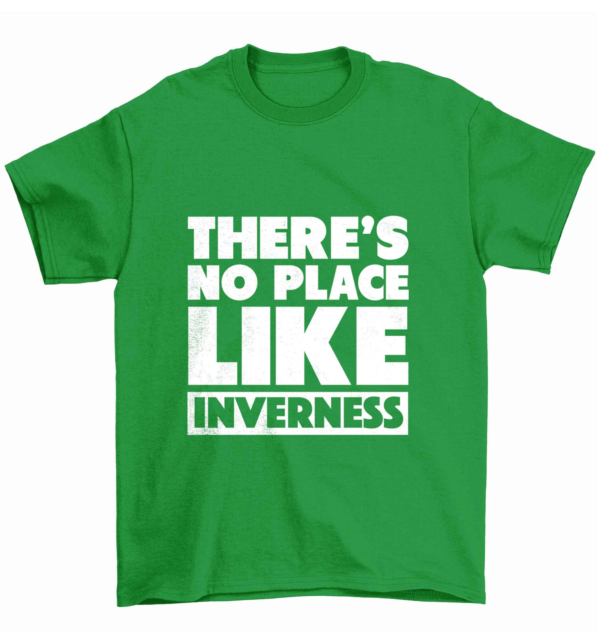 There's no place like Inverness Children's green Tshirt 12-13 Years