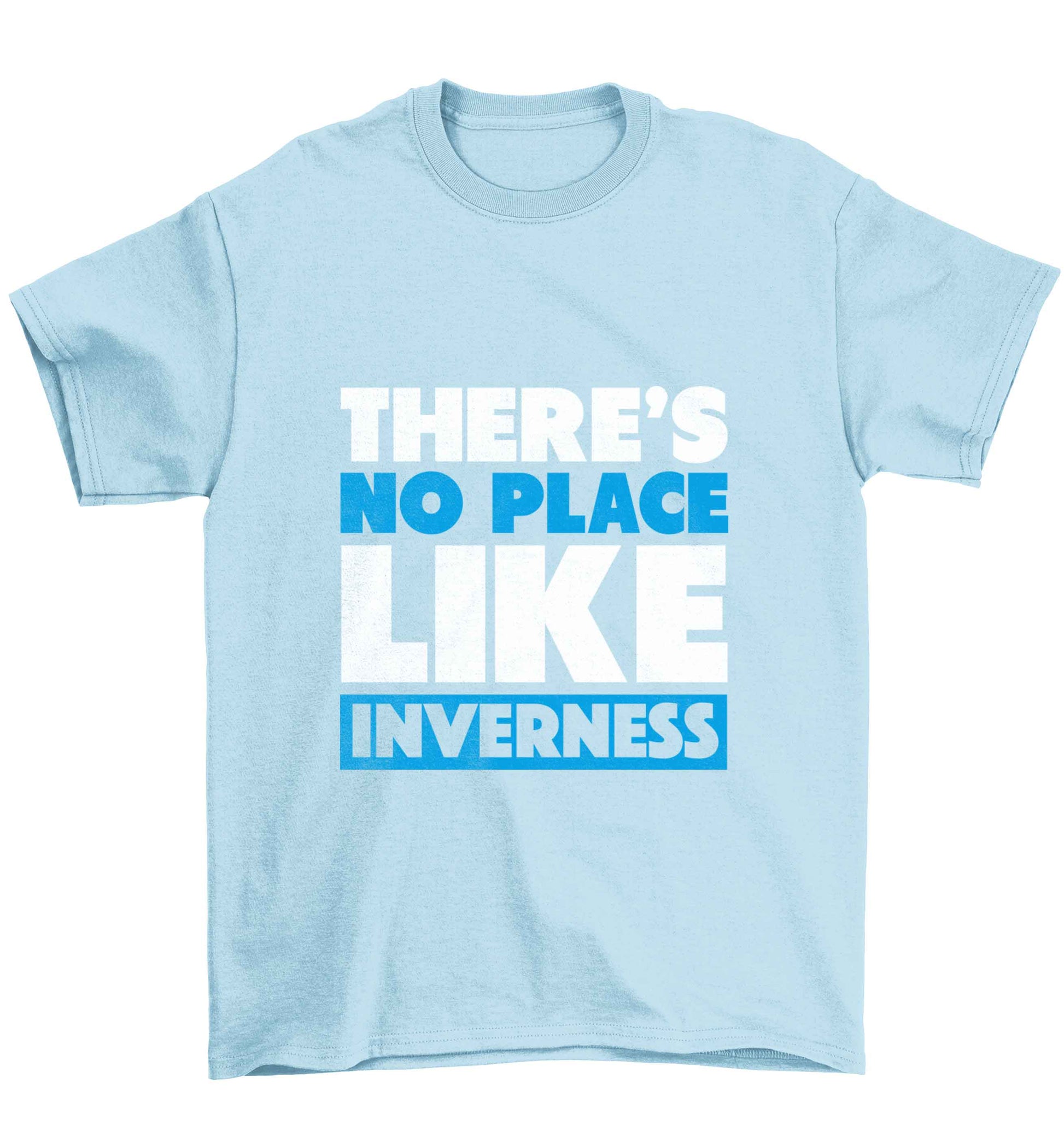 There's no place like Inverness Children's light blue Tshirt 12-13 Years