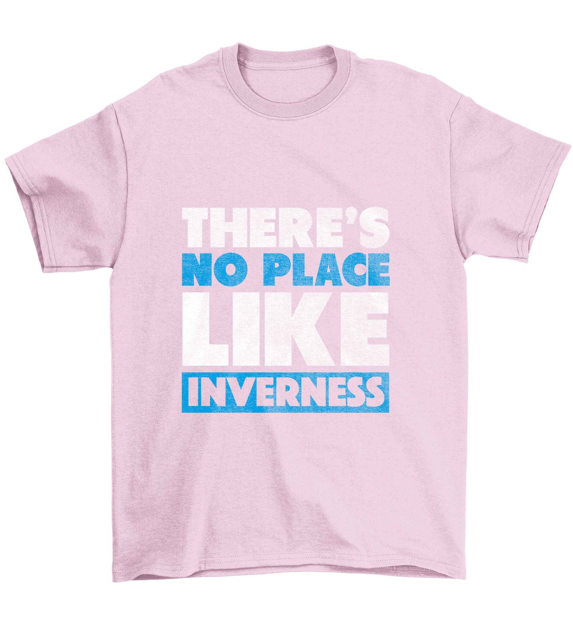 There's no place like Inverness Children's light pink Tshirt 12-13 Years