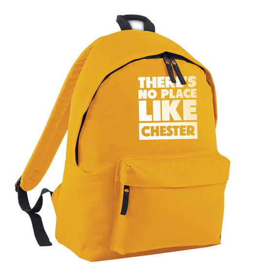 There's no place like Chester mustard adults backpack