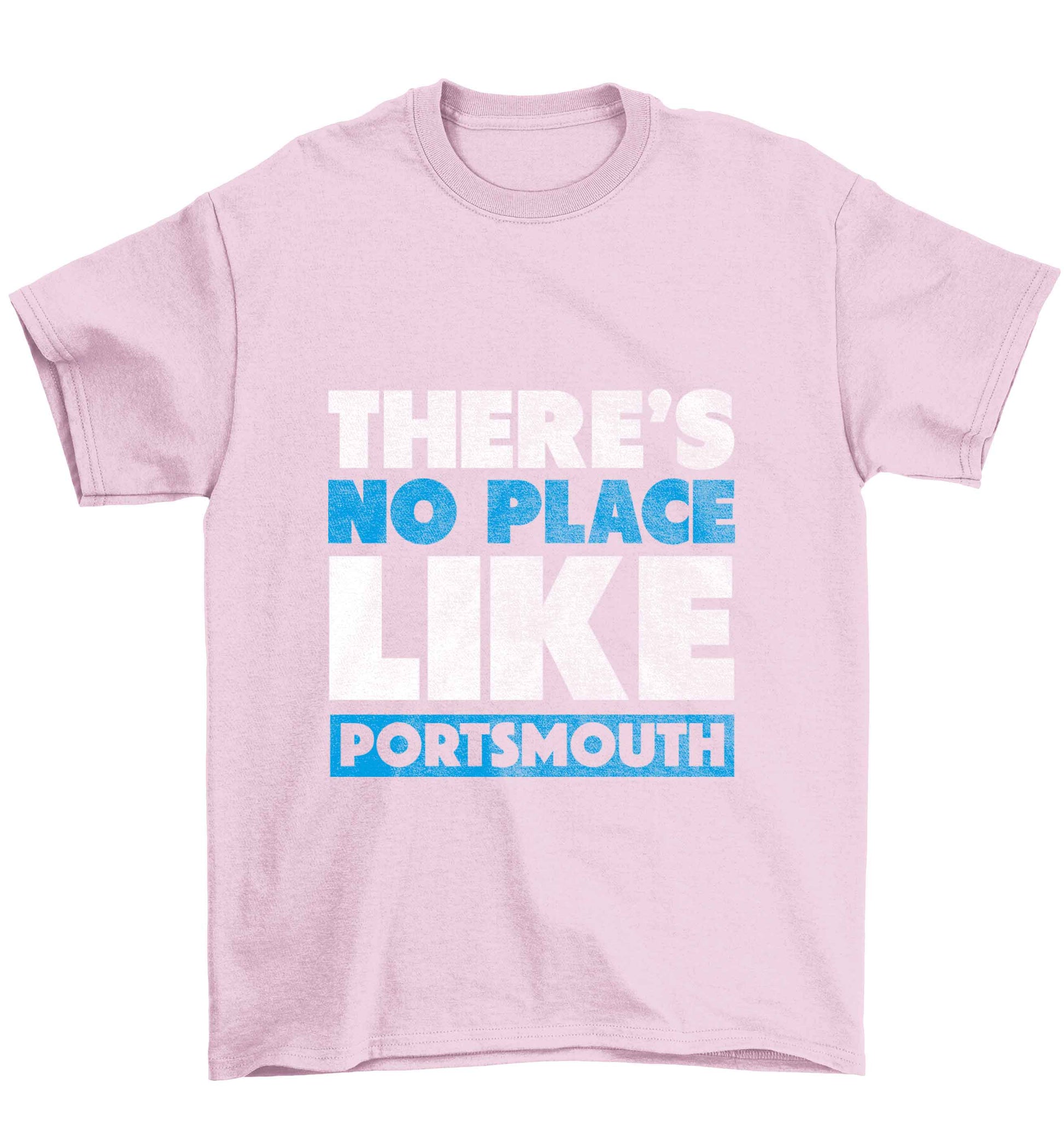 There's no place like Porstmouth Children's light pink Tshirt 12-13 Years