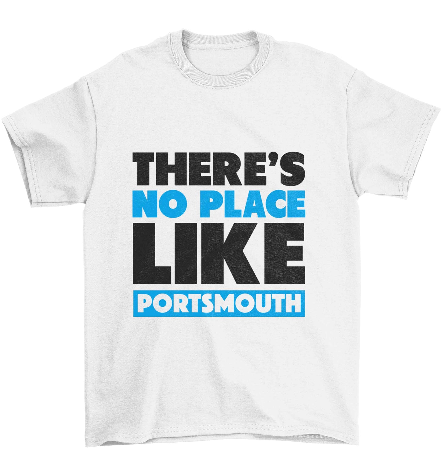 There's no place like Porstmouth Children's white Tshirt 12-13 Years