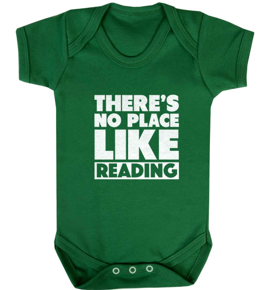 There's no place like Readingbaby vest green 18-24 months