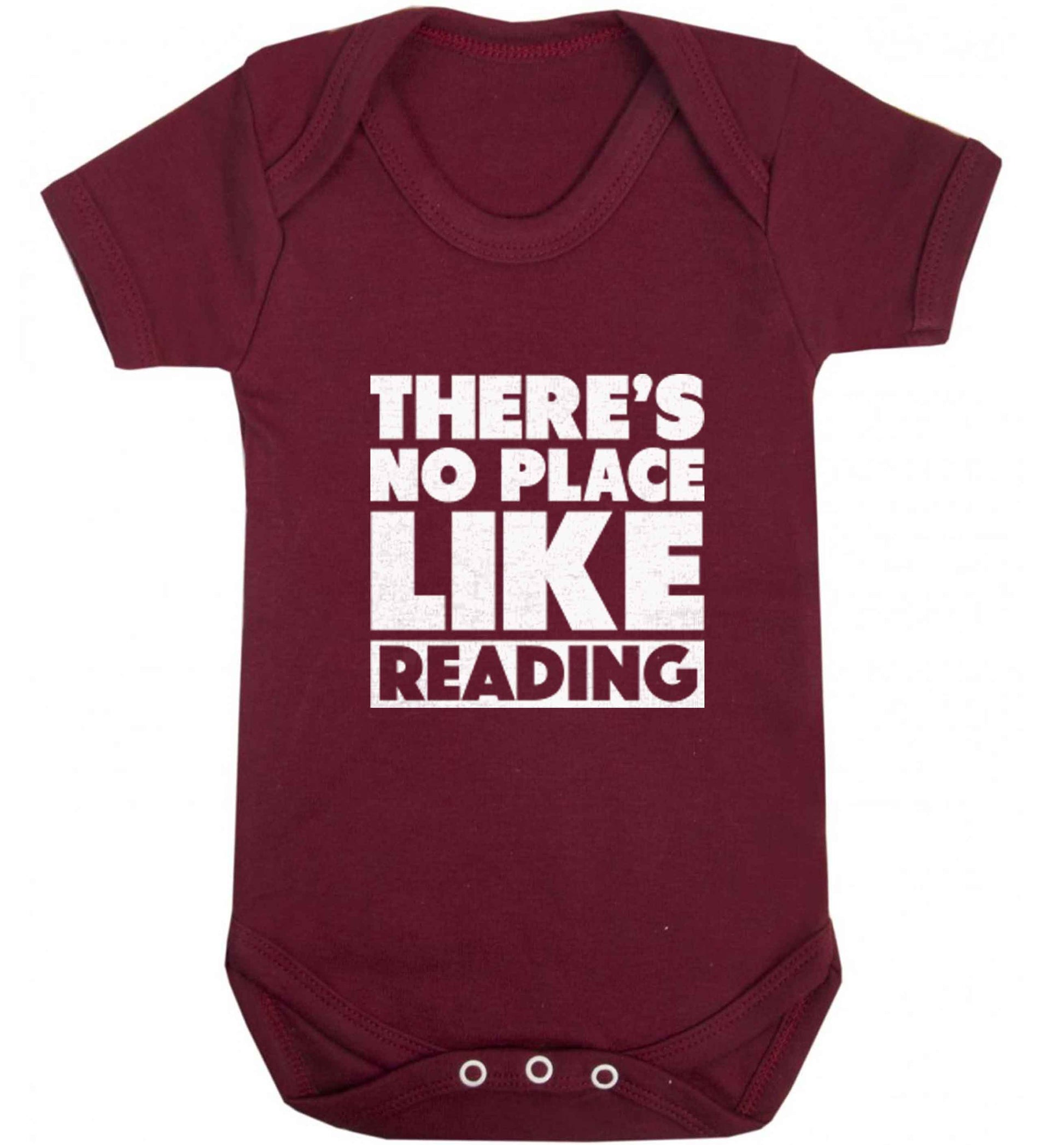 There's no place like Readingbaby vest maroon 18-24 months