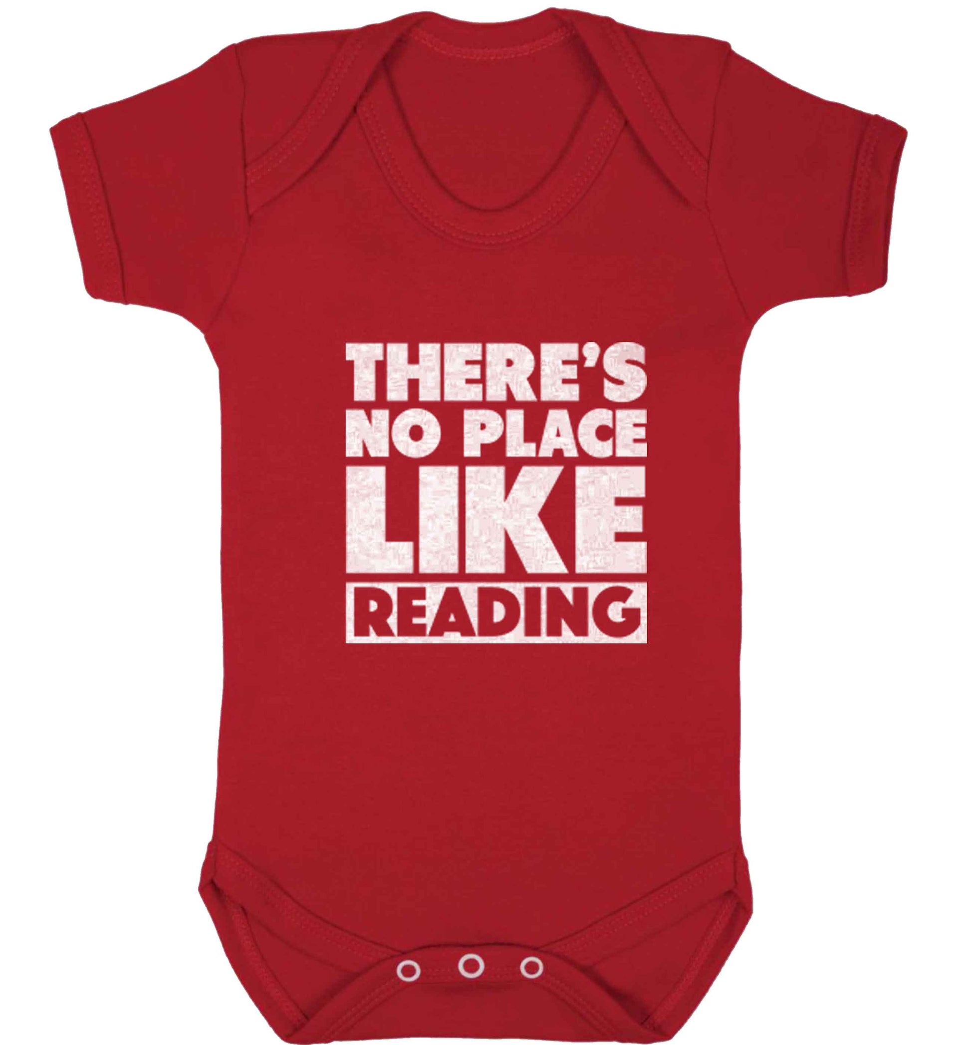There's no place like Readingbaby vest red 18-24 months