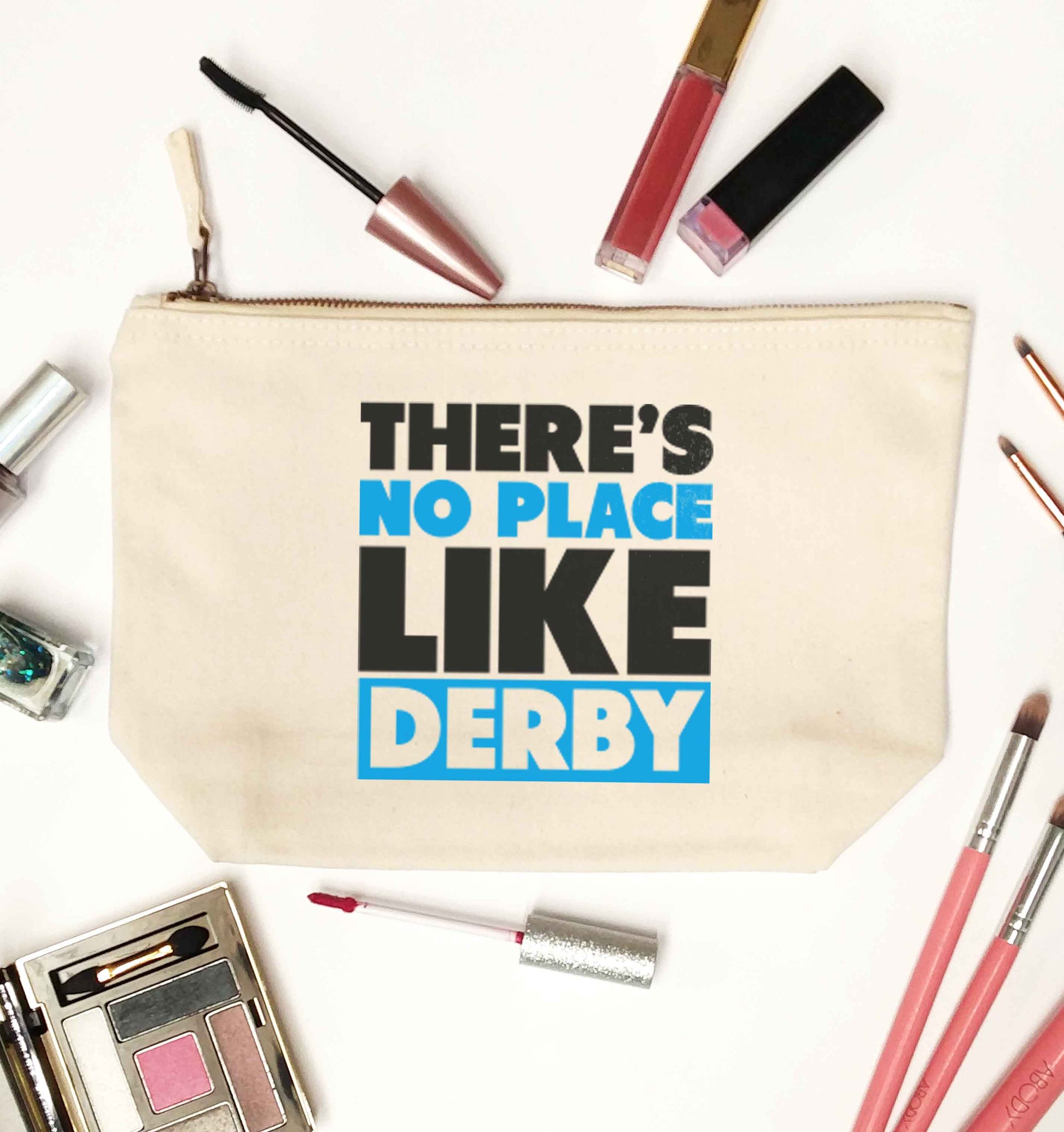 There's no place like Derby natural makeup bag