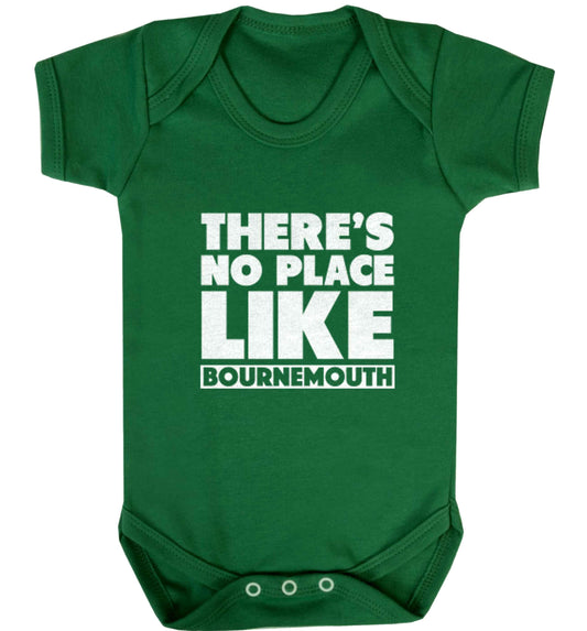 There's no place like Bournemouth baby vest green 18-24 months