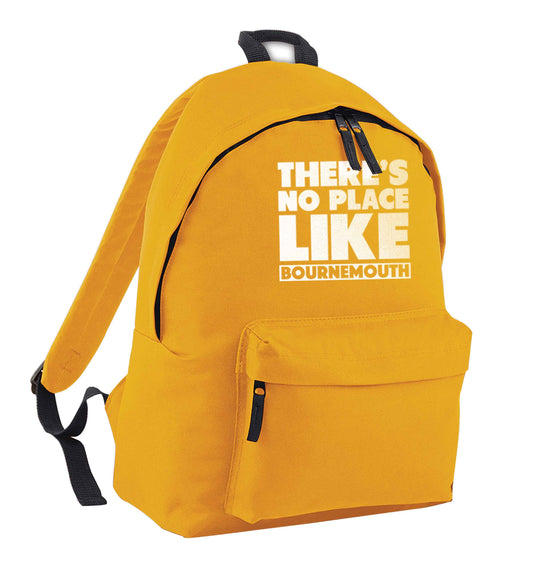 There's no place like Bournemouth mustard adults backpack