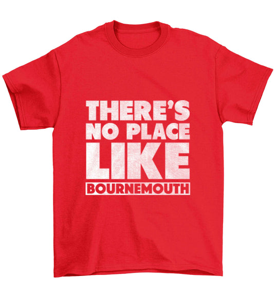 There's no place like Bournemouth Children's red Tshirt 12-13 Years
