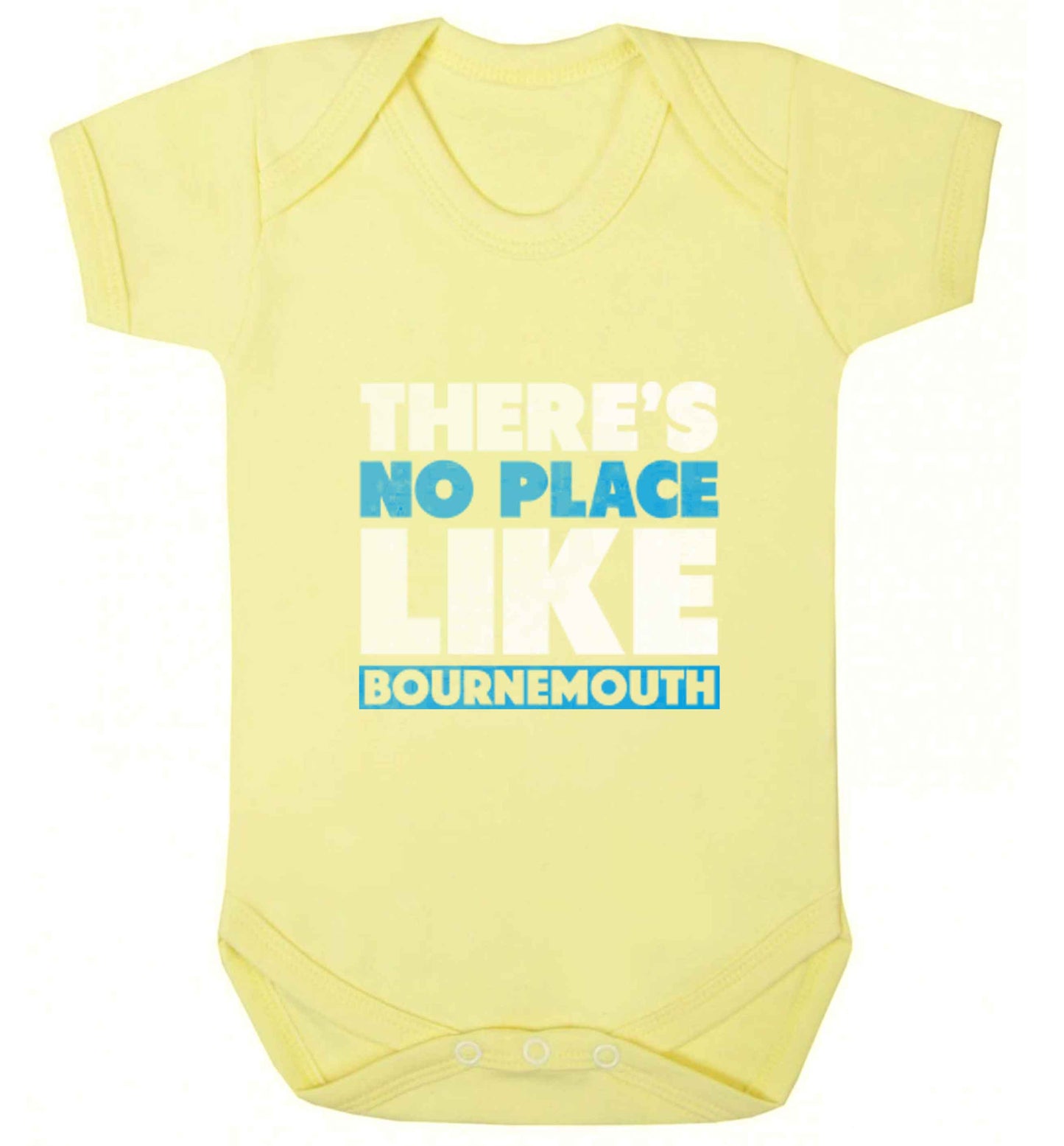 There's no place like Bournemouth baby vest pale yellow 18-24 months