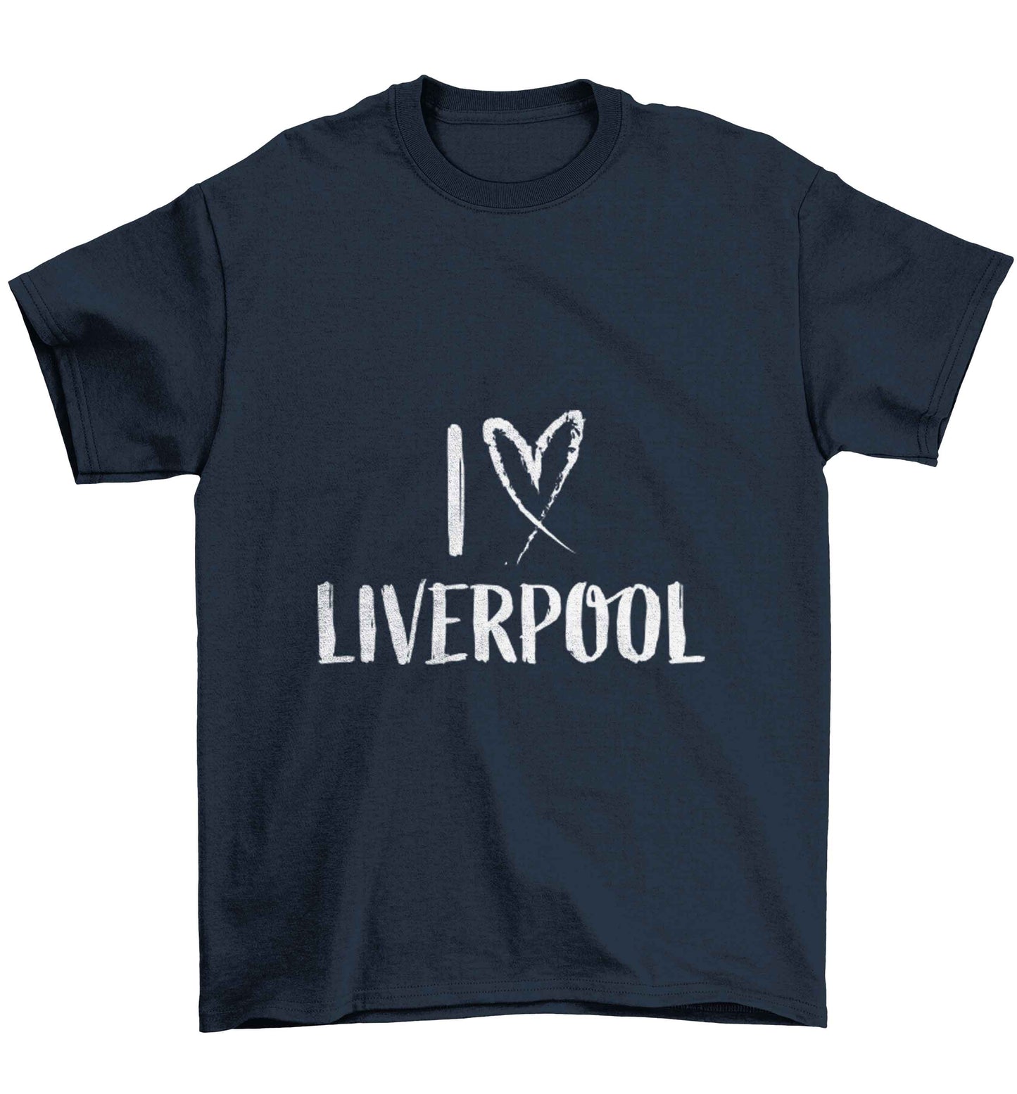 I love Liverpool Children's navy Tshirt 12-13 Years