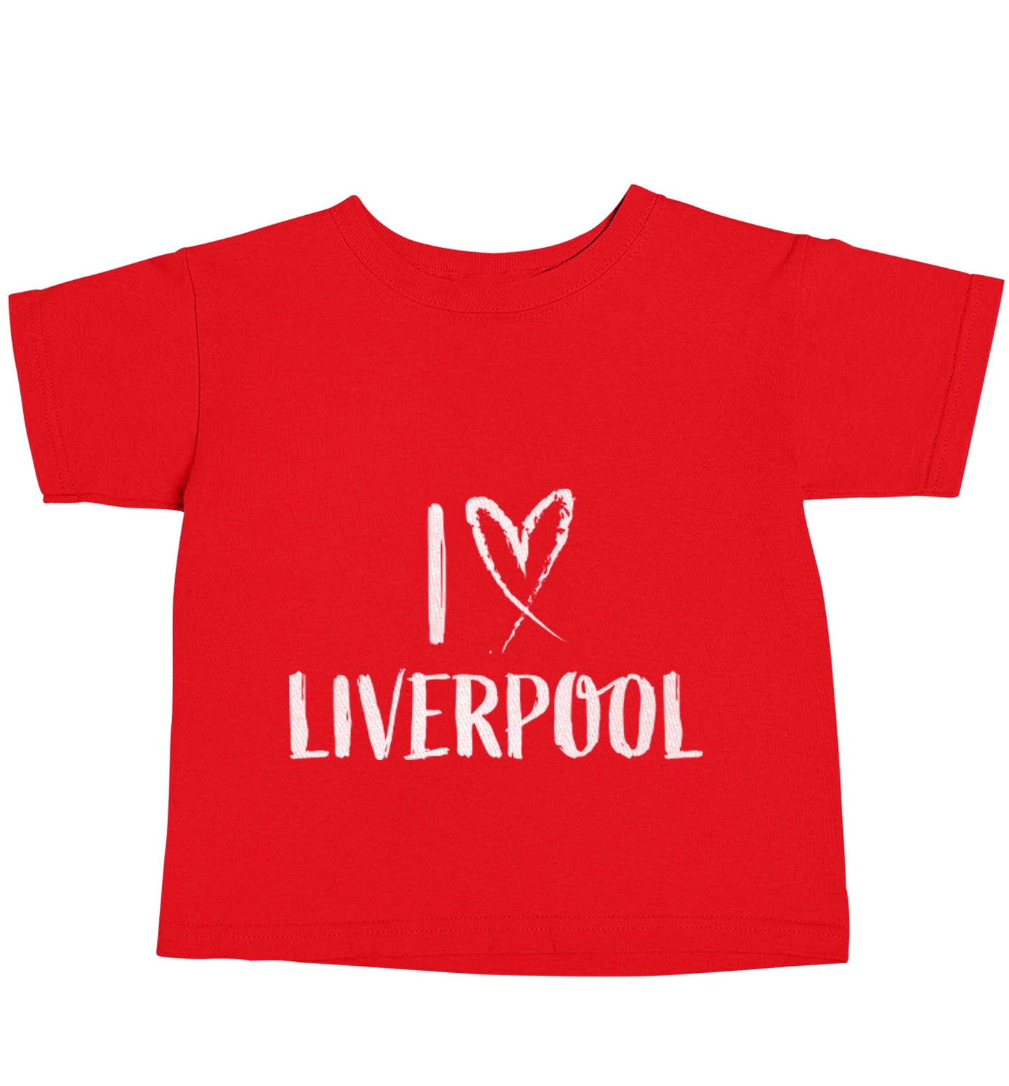 I love Liverpool red baby toddler Tshirt 2 Years