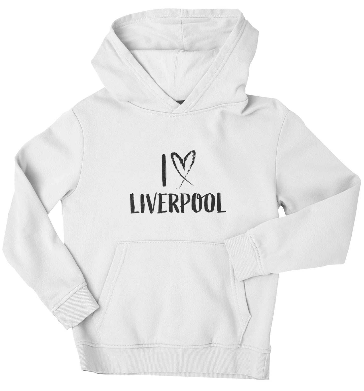 I love Liverpool children's white hoodie 12-13 Years
