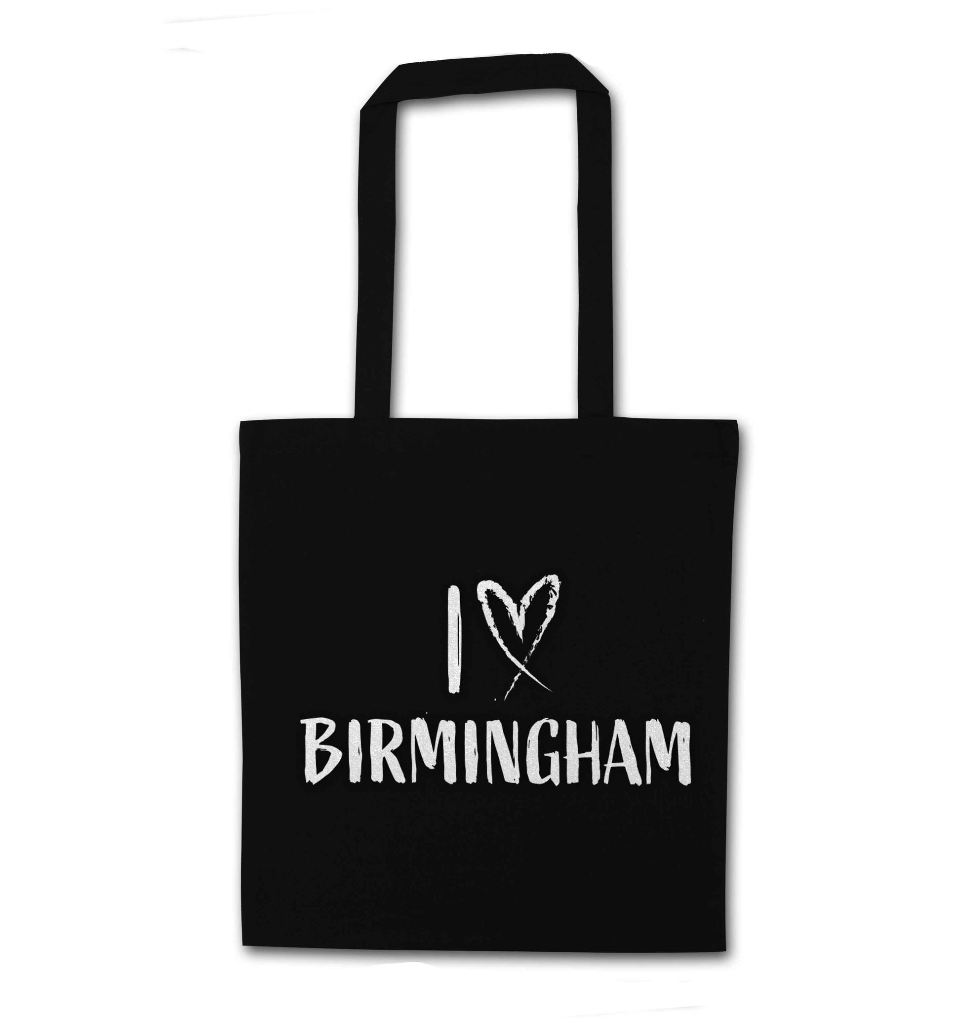 I love Birmingham black tote bag