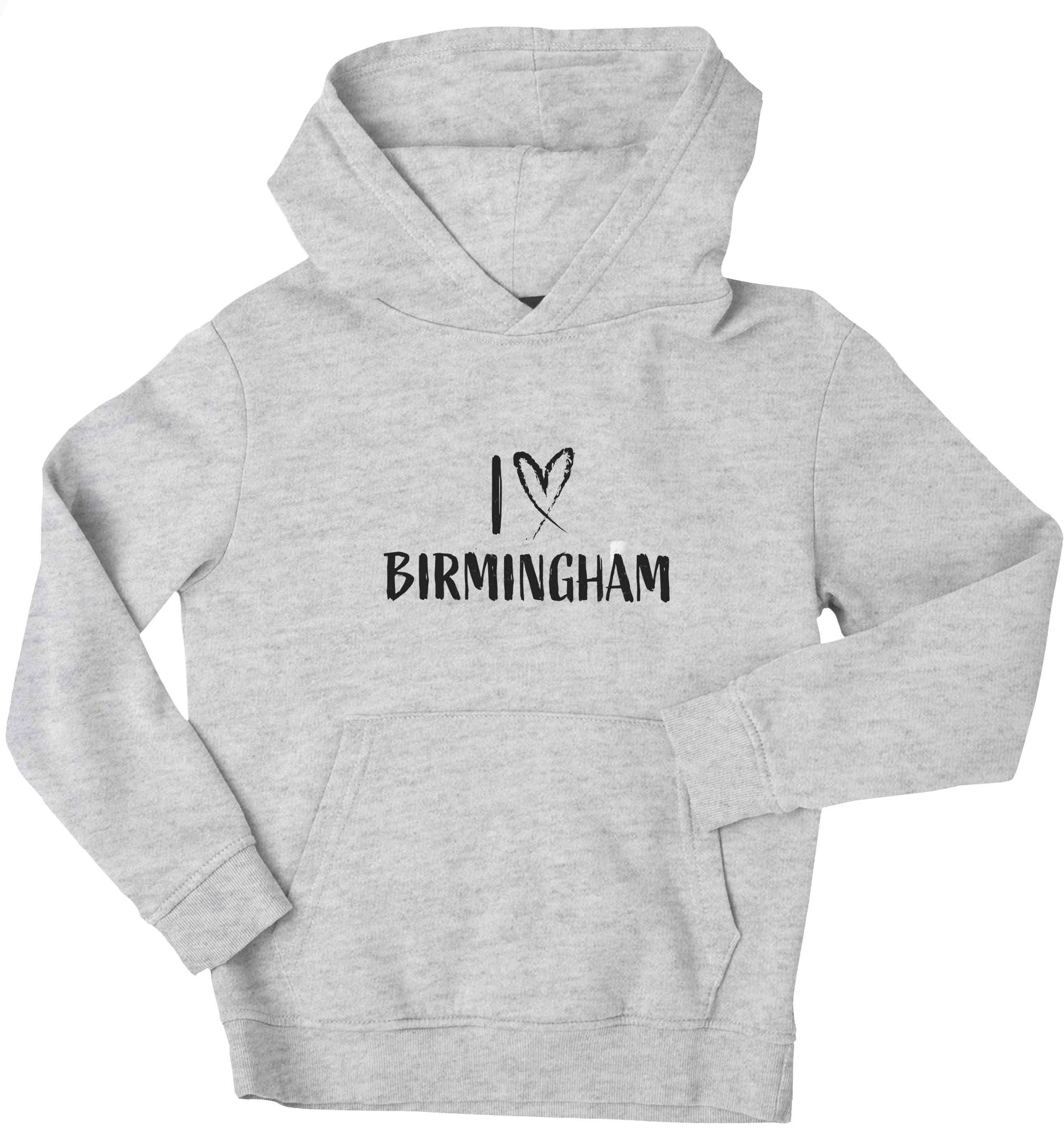 I love Birmingham children's grey hoodie 12-13 Years