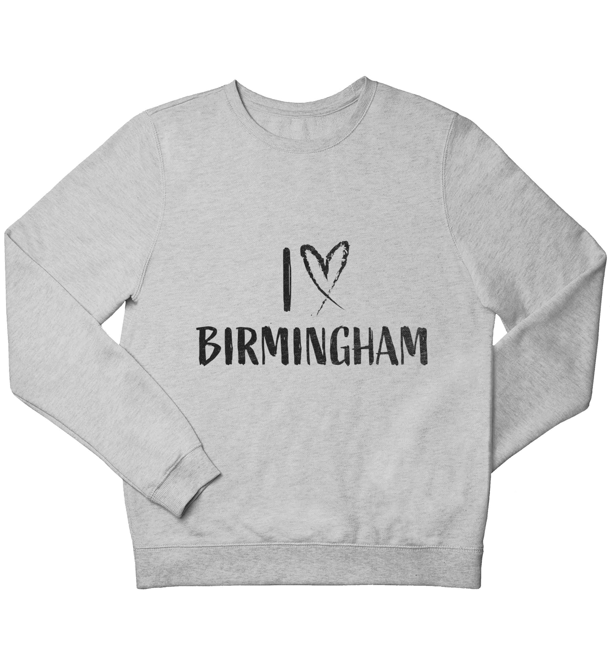 I love Birmingham children's grey sweater 12-13 Years