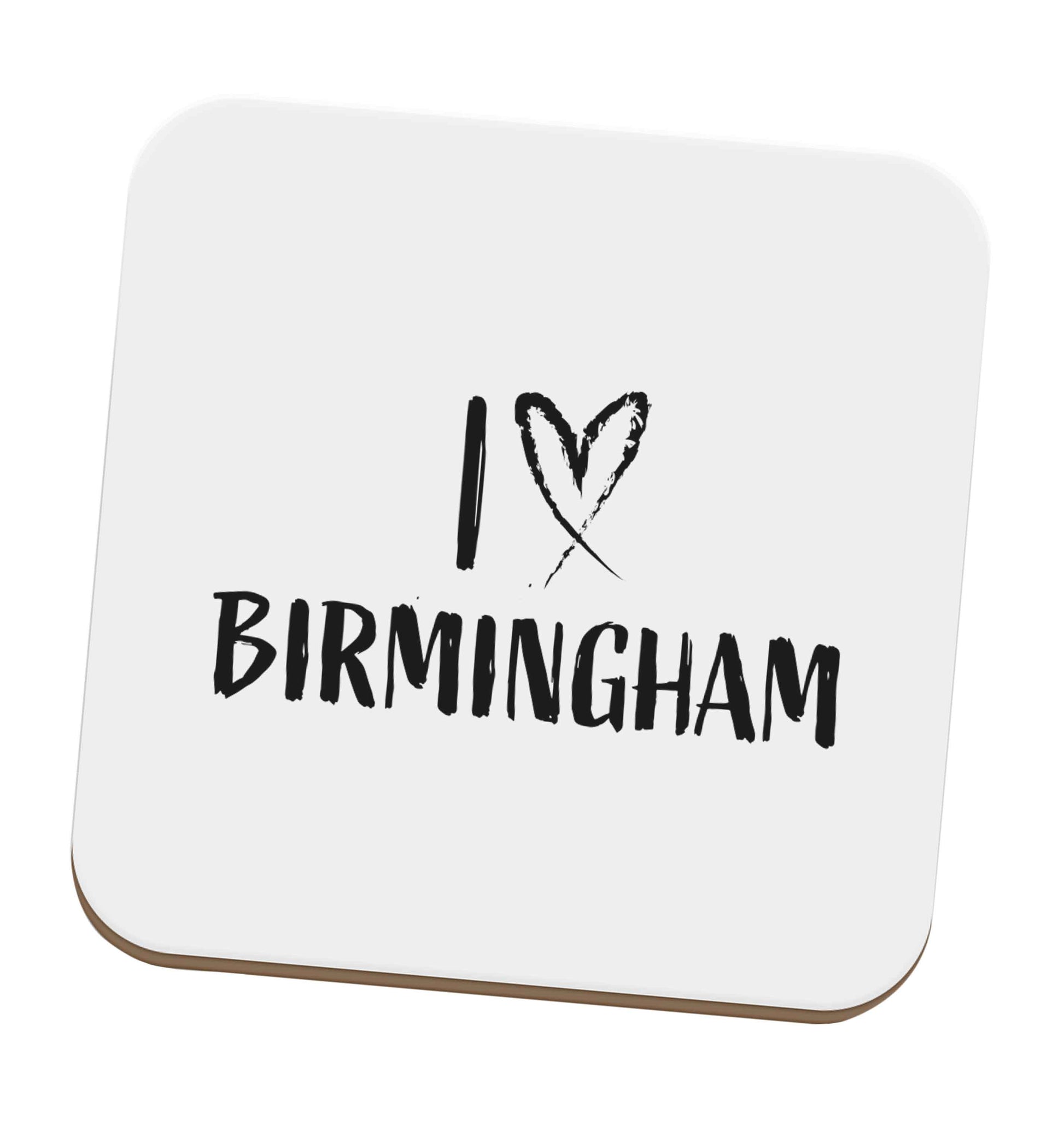 I love Birmingham set of four coasters