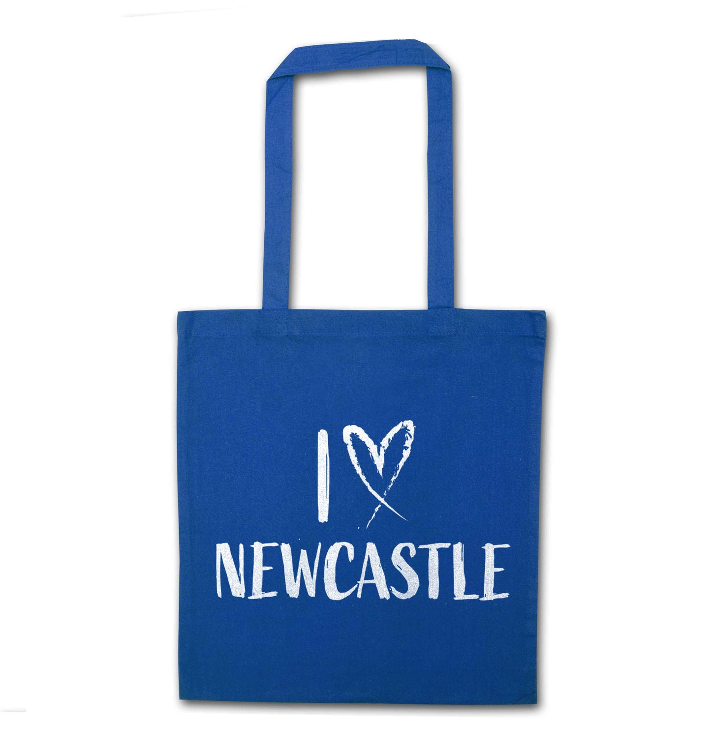 I love Newcastle blue tote bag