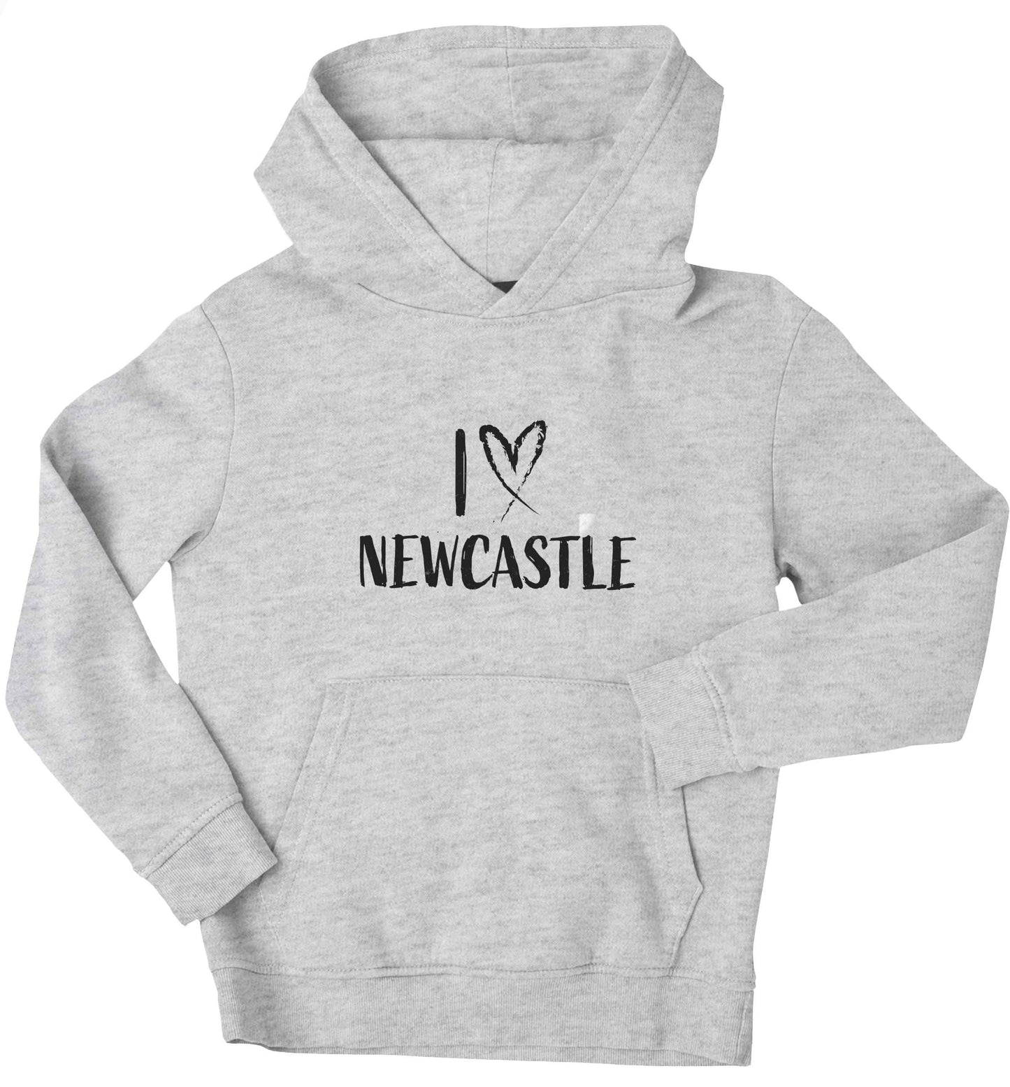 I love Newcastle children's grey hoodie 12-13 Years