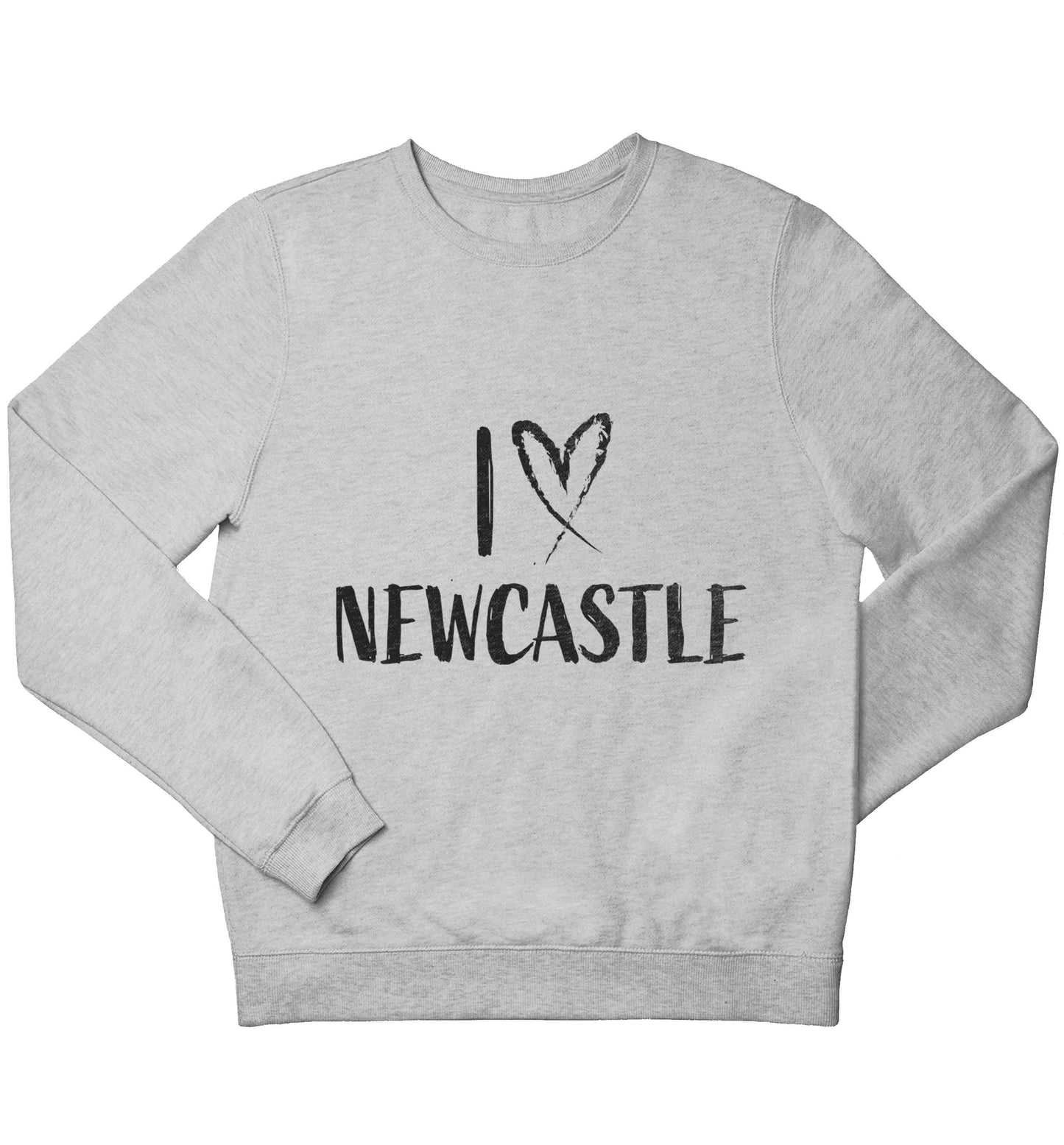 I love Newcastle children's grey sweater 12-13 Years