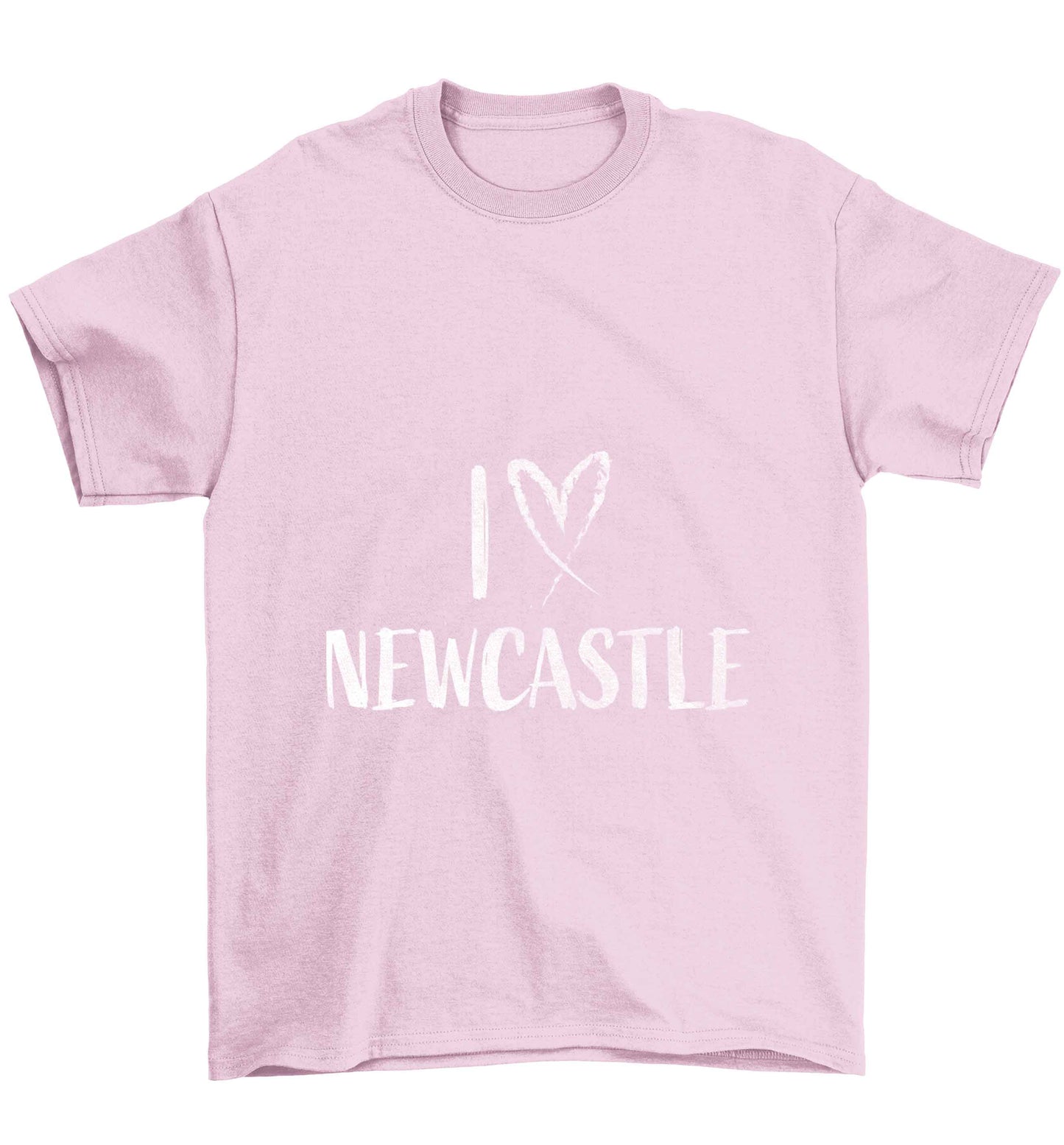 I love Newcastle Children's light pink Tshirt 12-13 Years
