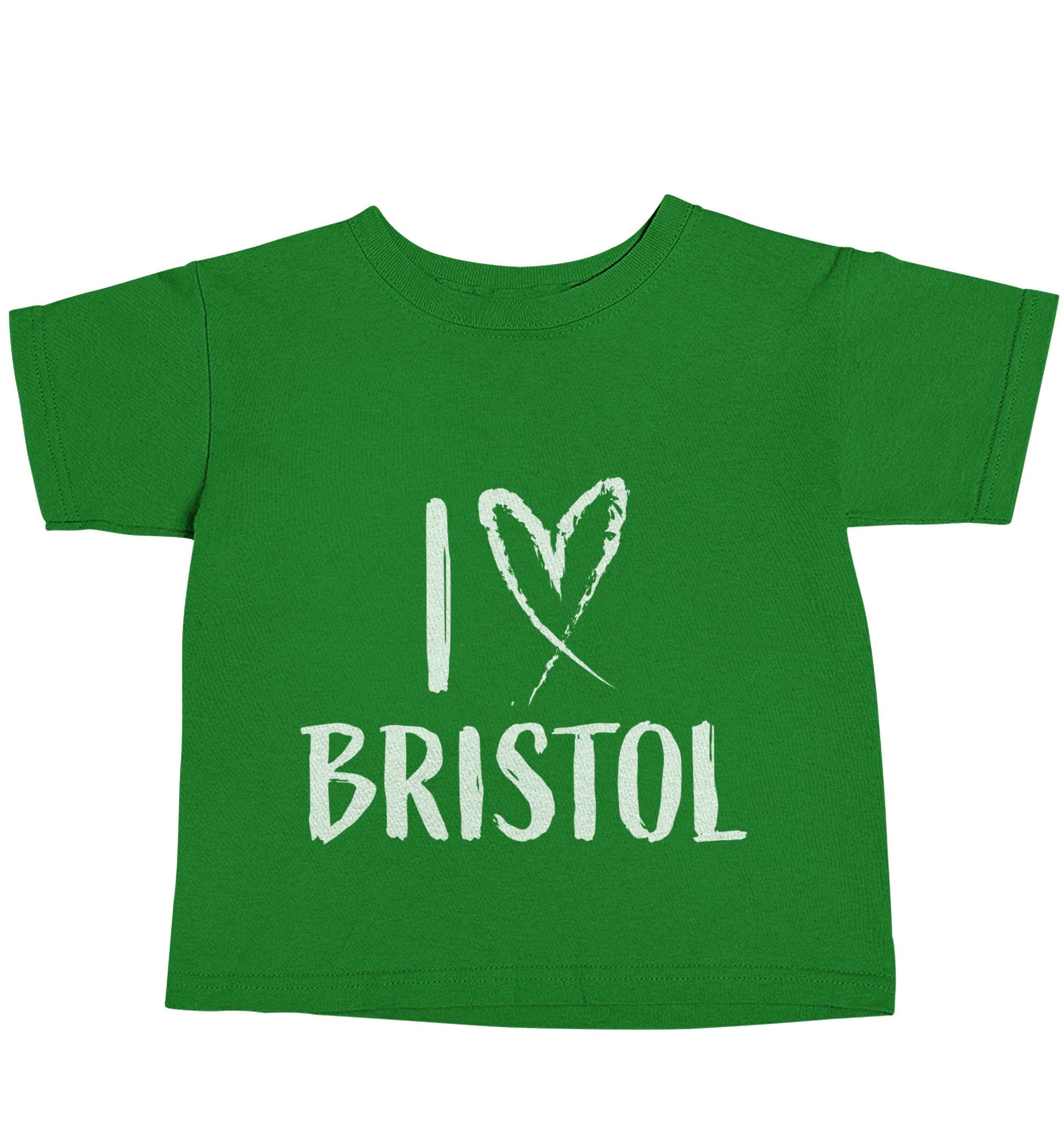 I love Bristol green baby toddler Tshirt 2 Years