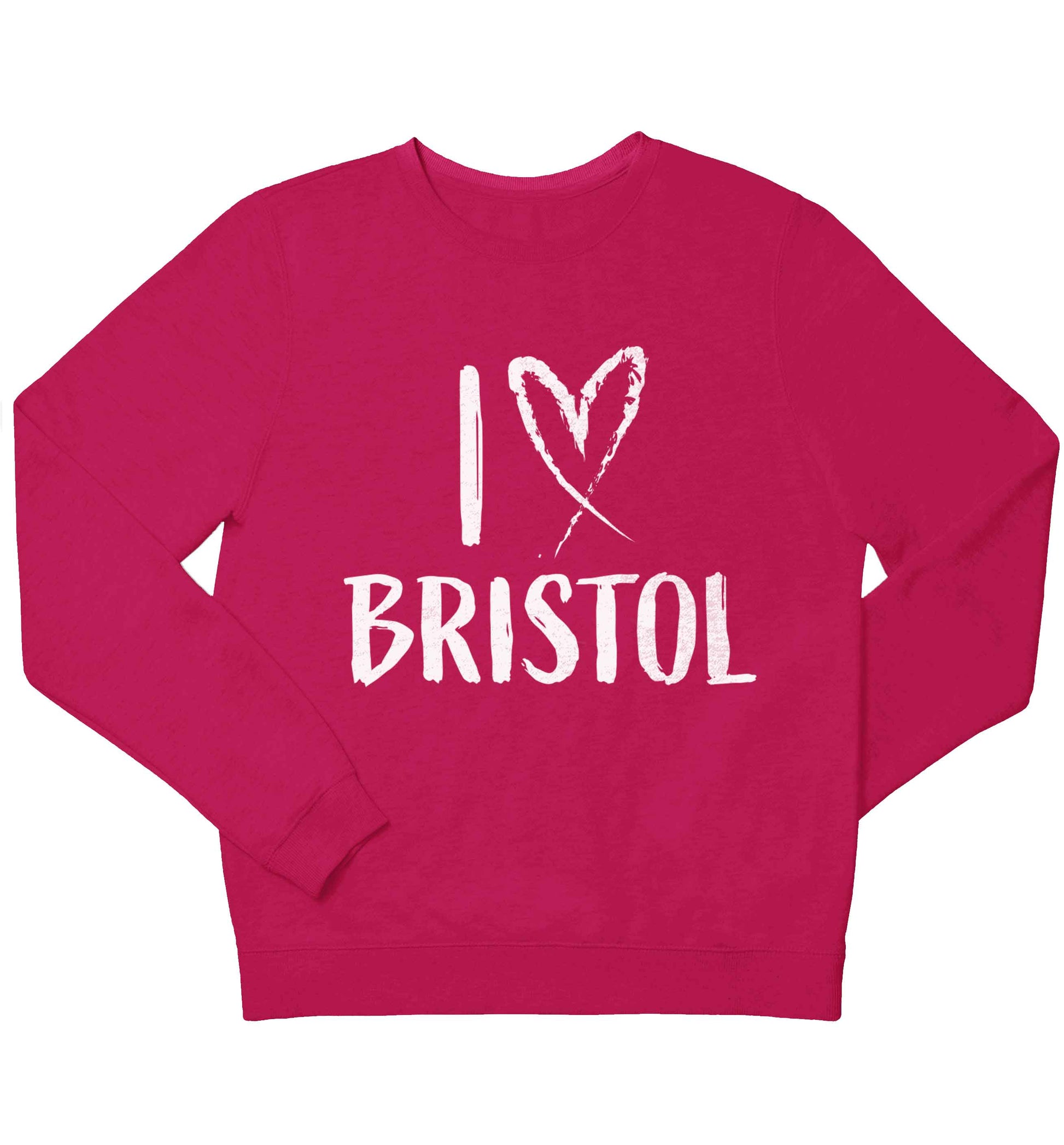 I love Bristol children's pink sweater 12-13 Years
