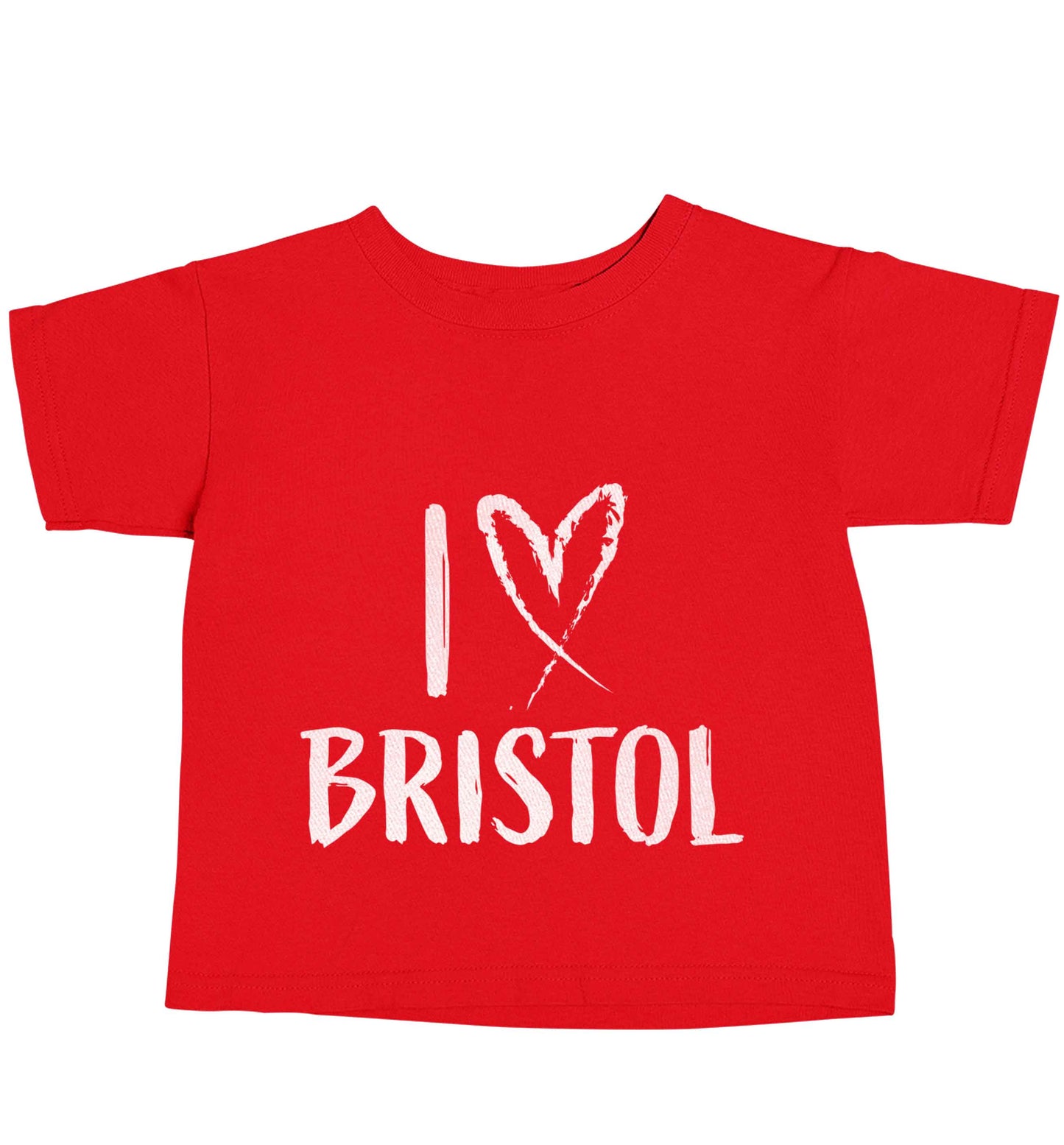 I love Bristol red baby toddler Tshirt 2 Years