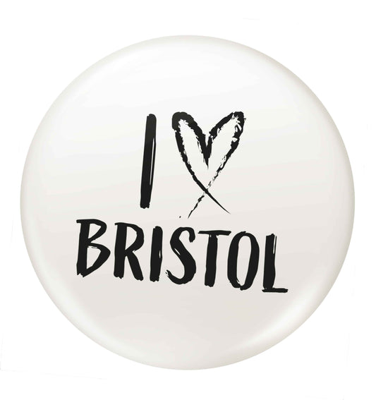I love Bristol small 25mm Pin badge