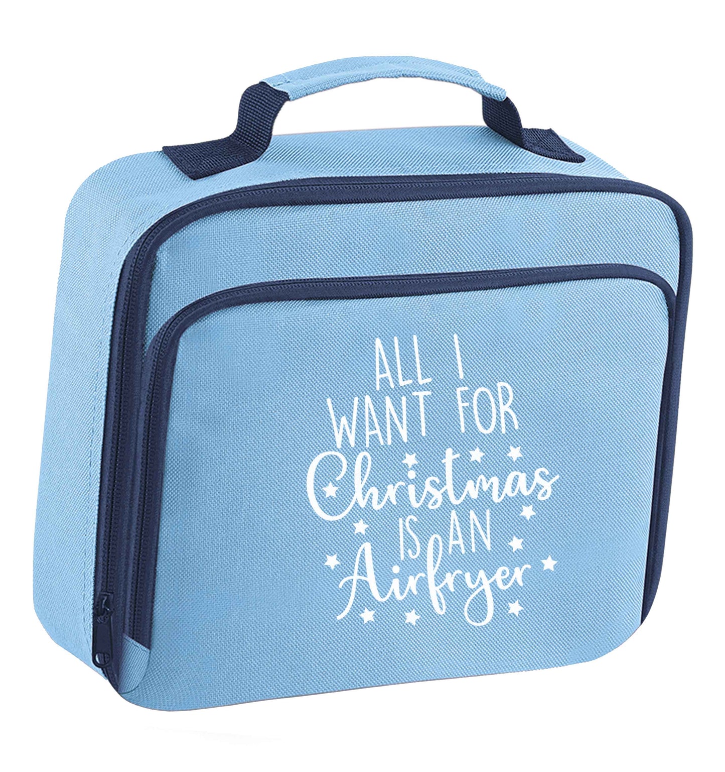 All I want for Christmas is an airfryerinsulated blue lunch bag cooler