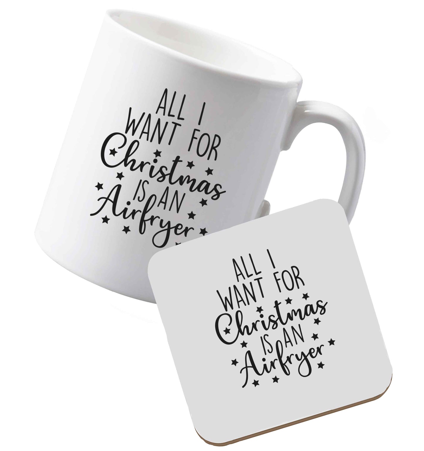 10 oz Ceramic mug and coaster Tis The Season to Drink Whisky both sides