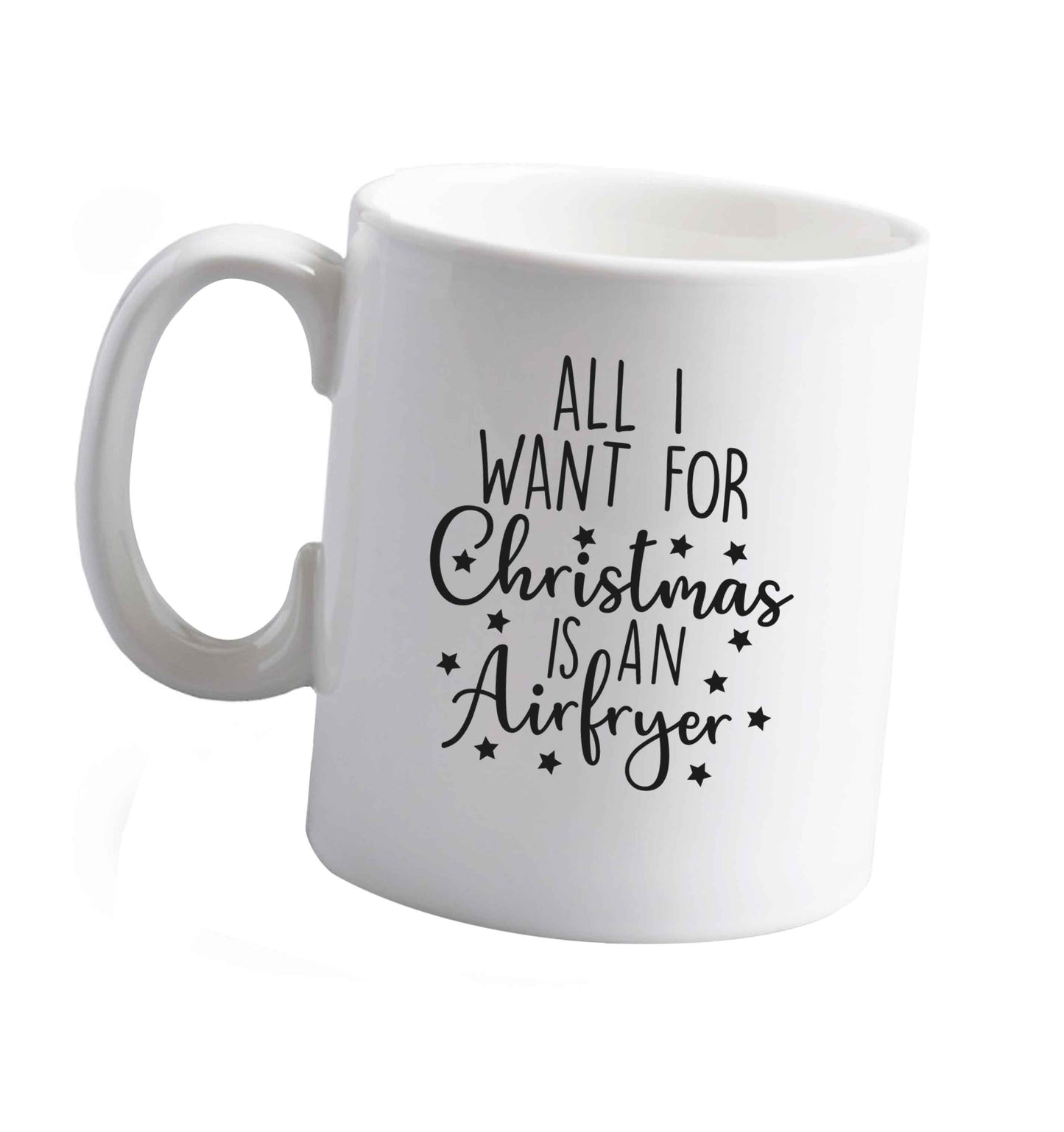 10 oz Tis The Season to Drink Whisky ceramic mug right handed