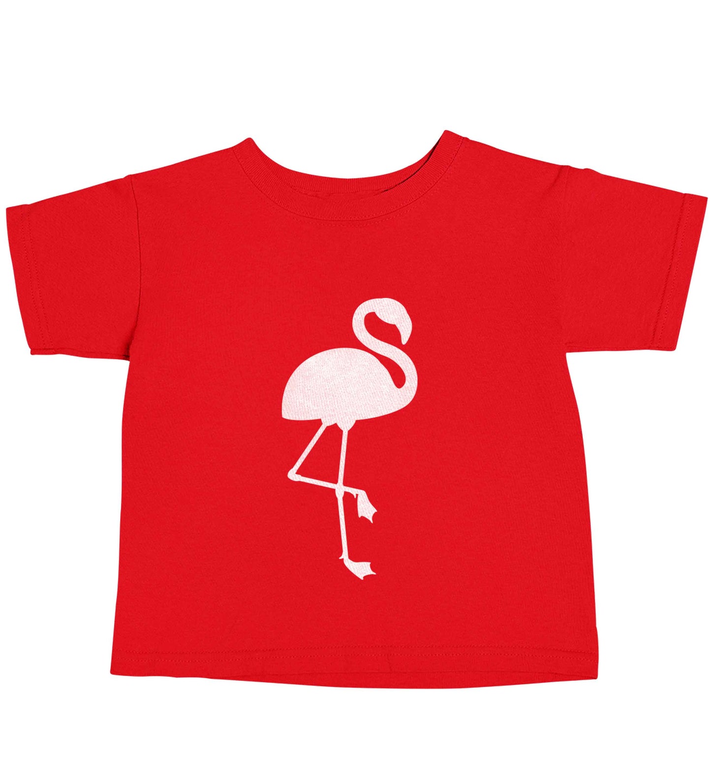 Pink flamingo red baby toddler Tshirt 2 Years
