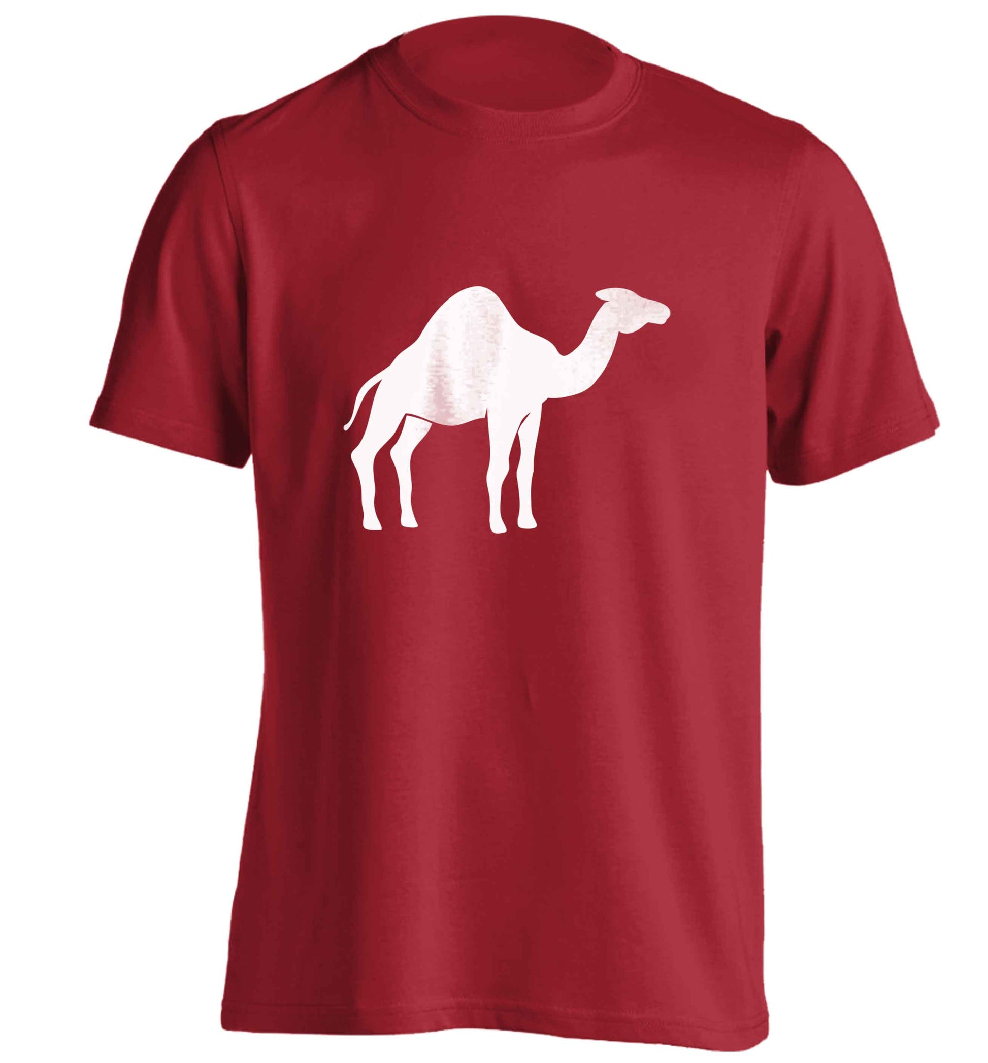 Blue camel adults unisex red Tshirt 2XL