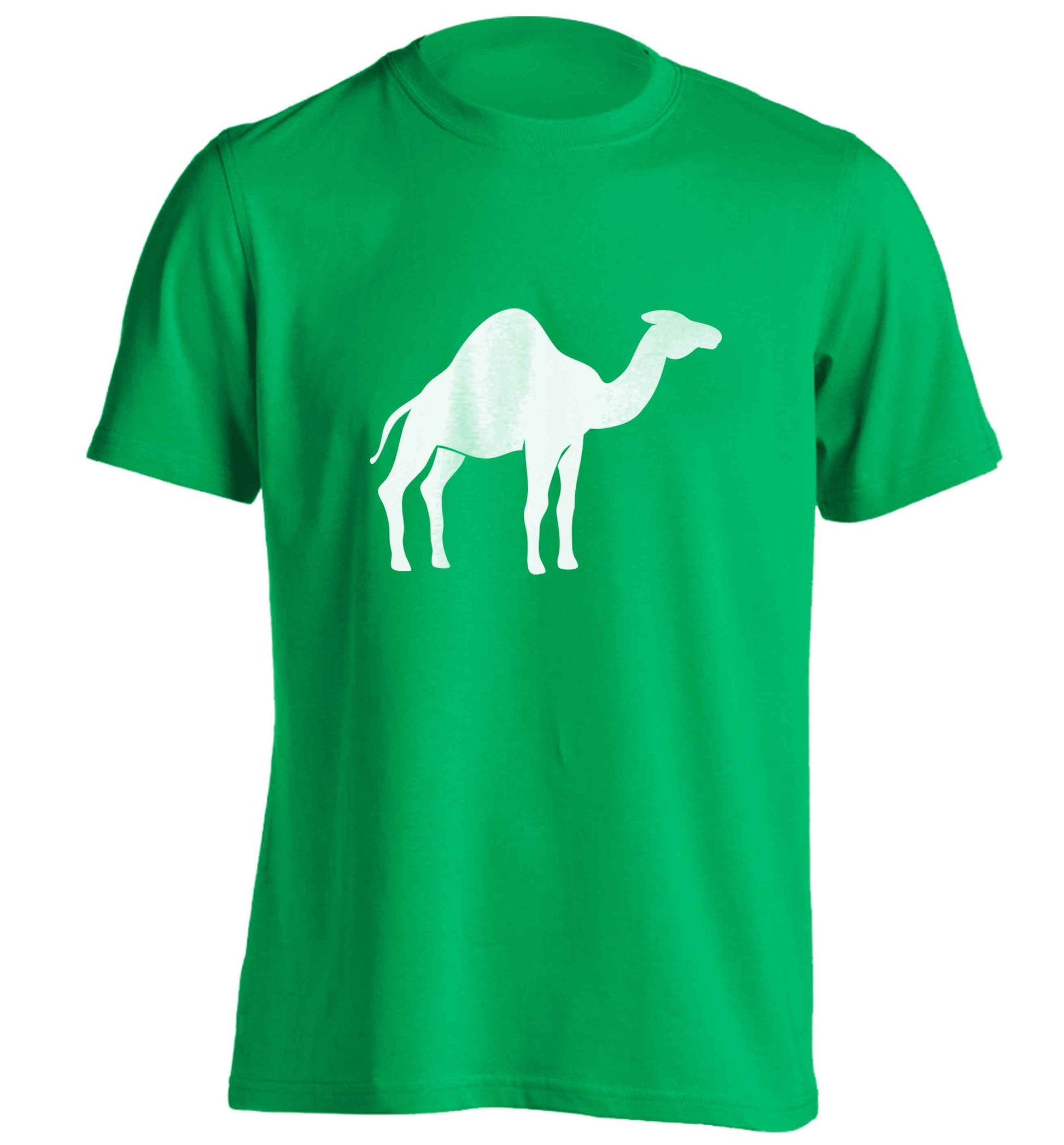 Blue camel adults unisex green Tshirt 2XL