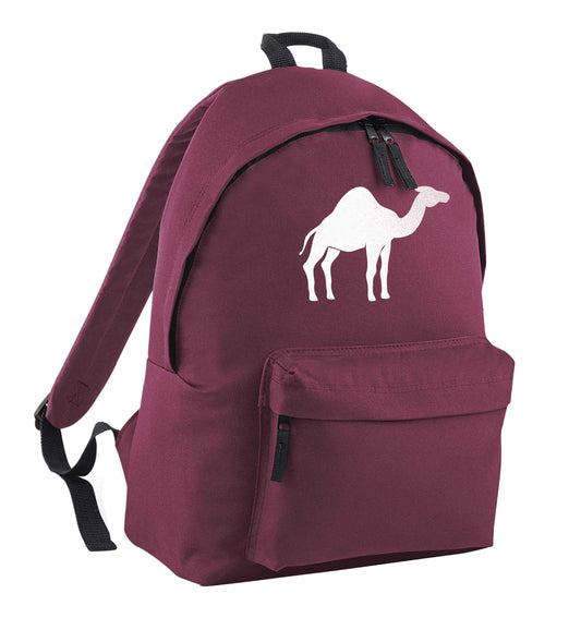 Blue camel maroon children's backpack