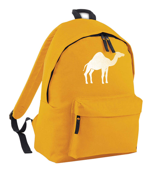 Blue camel mustard adults backpack