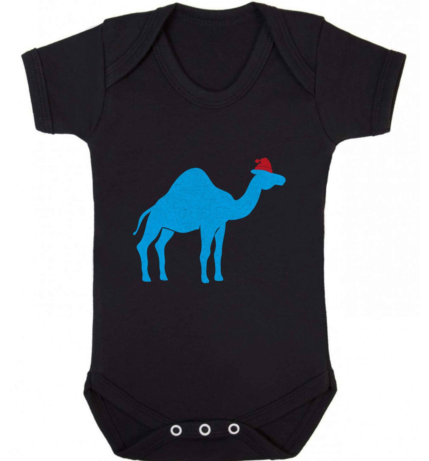 Blue camel santa baby vest black 18-24 months