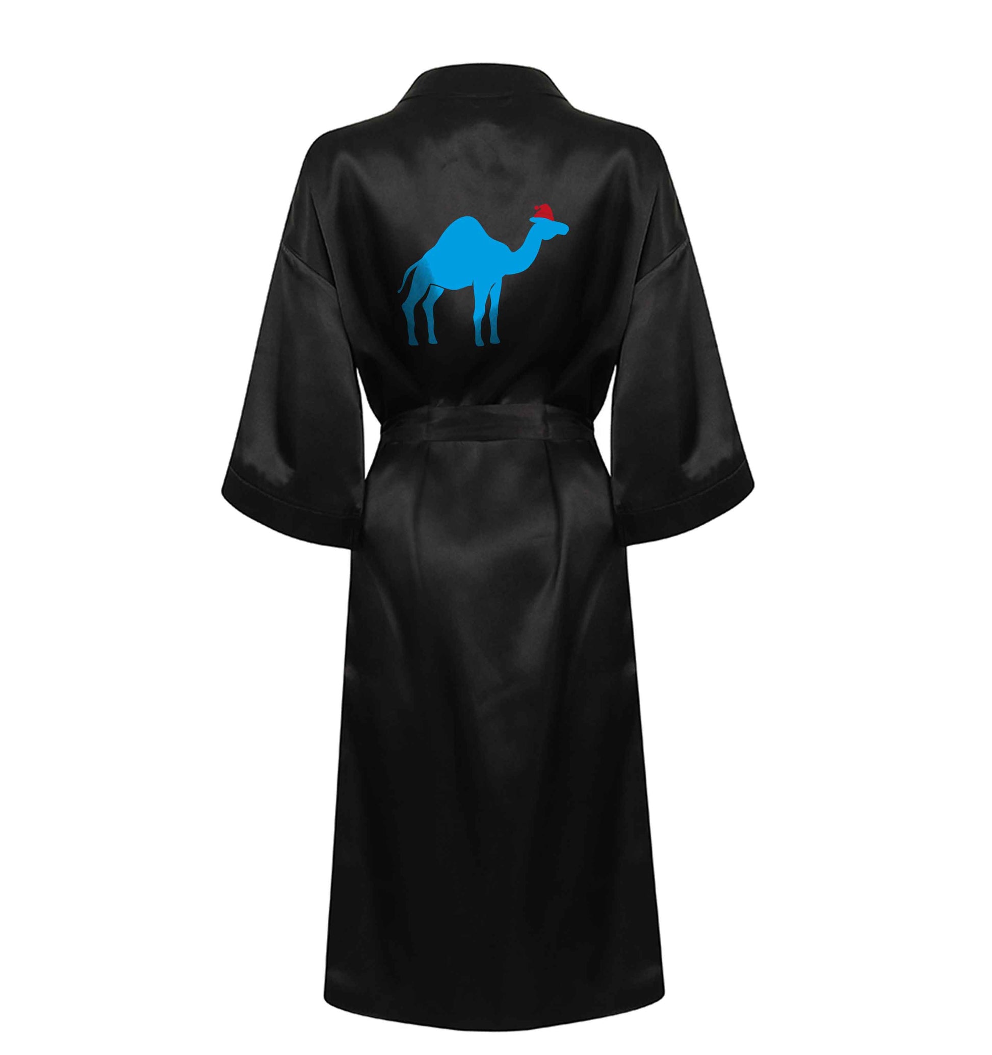 Blue camel santa XL/XXL black ladies dressing gown size 16/18