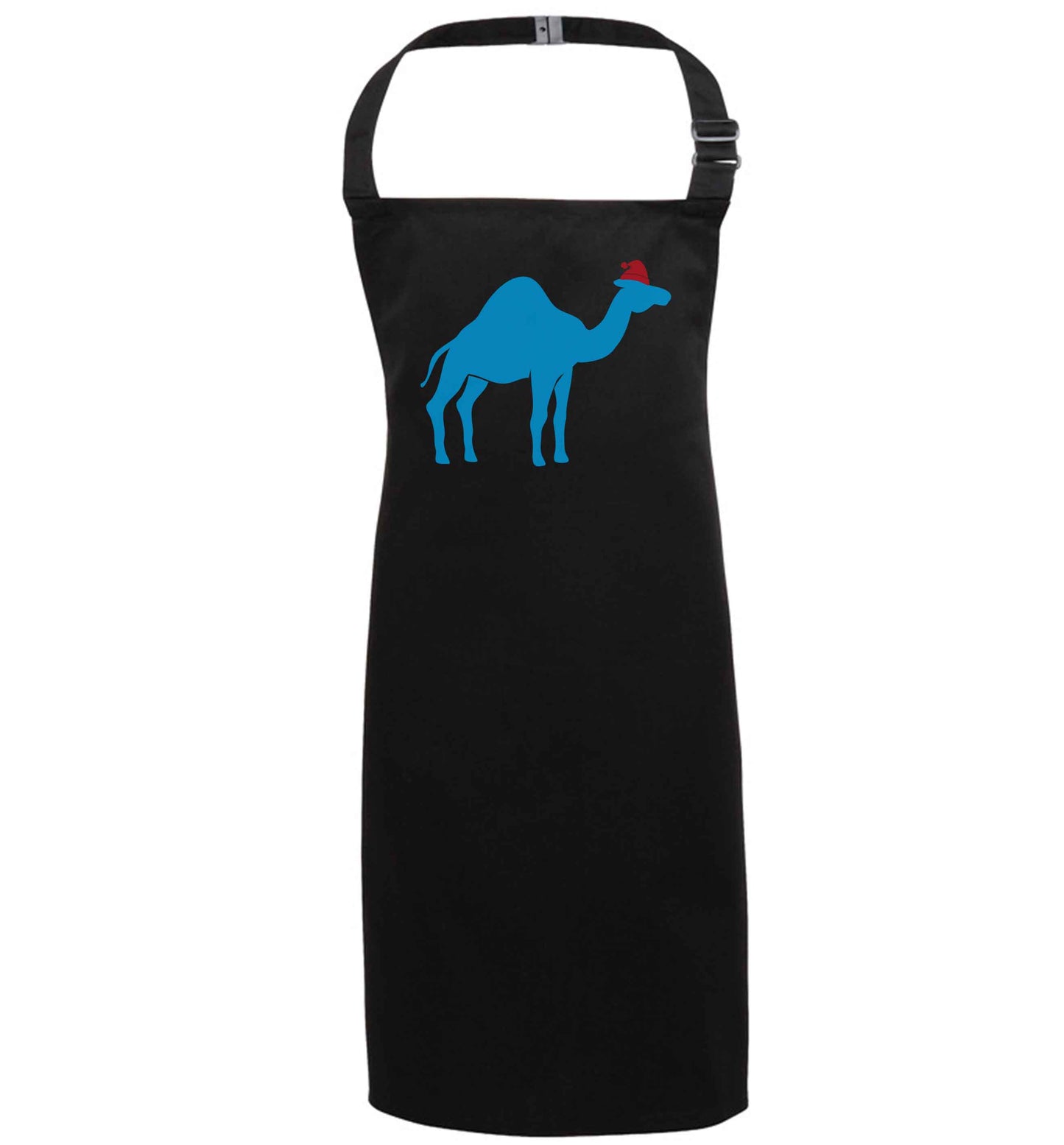 Blue camel santa black apron 7-10 years